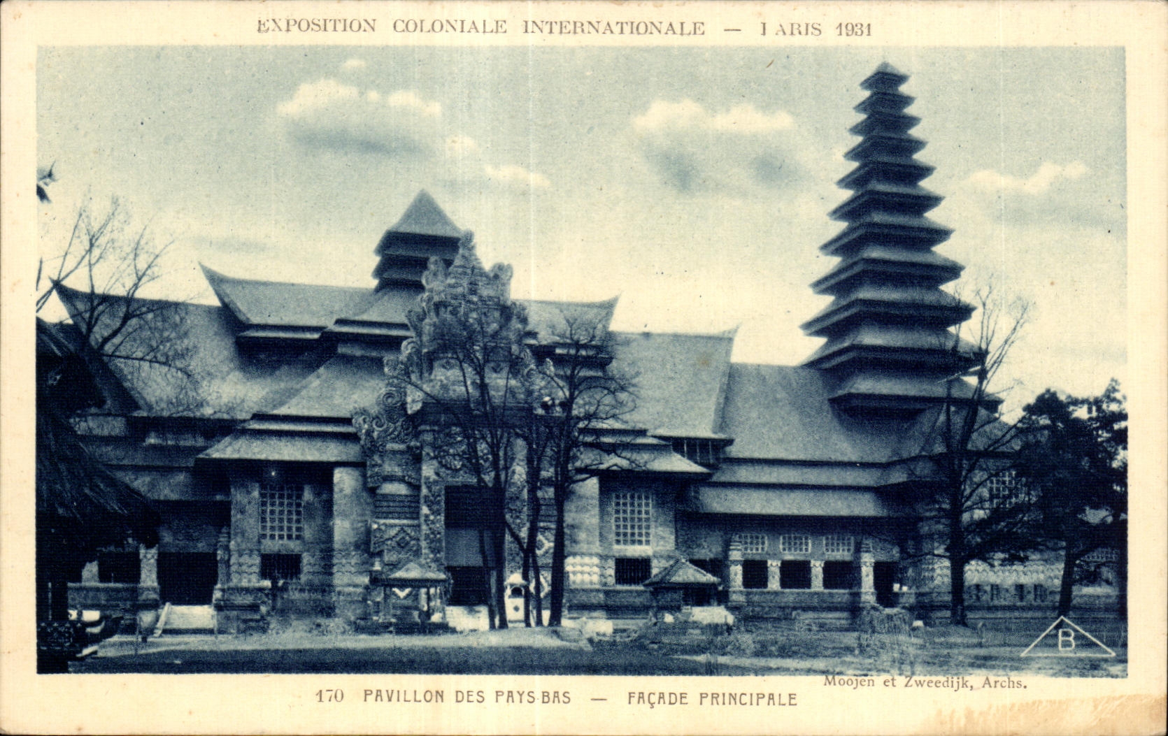 CPA Exposition coloniale internationale Paris 1931 Pavillon Des Paysbas Facade Principale