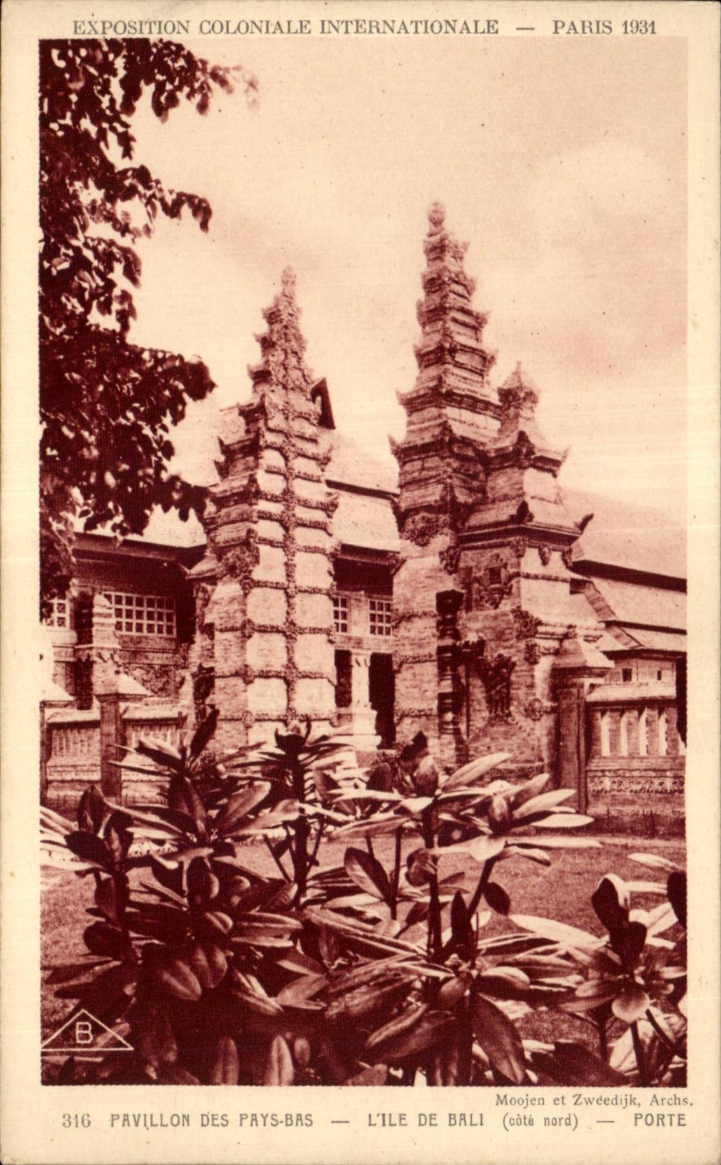 CPA Exposition coloniale internationale Paris 1931 Pavillon Des Paysbas L ile De Bali