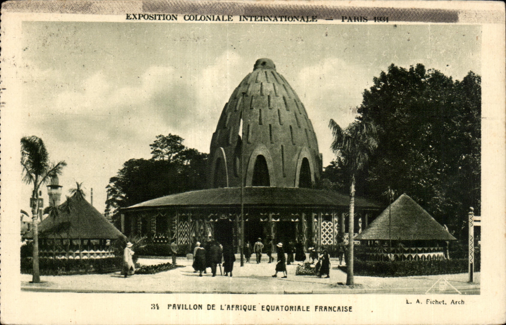 CPA Exposition coloniale internationale Paris 1931 Pavillon De L Afrique Equatoriale Francaise