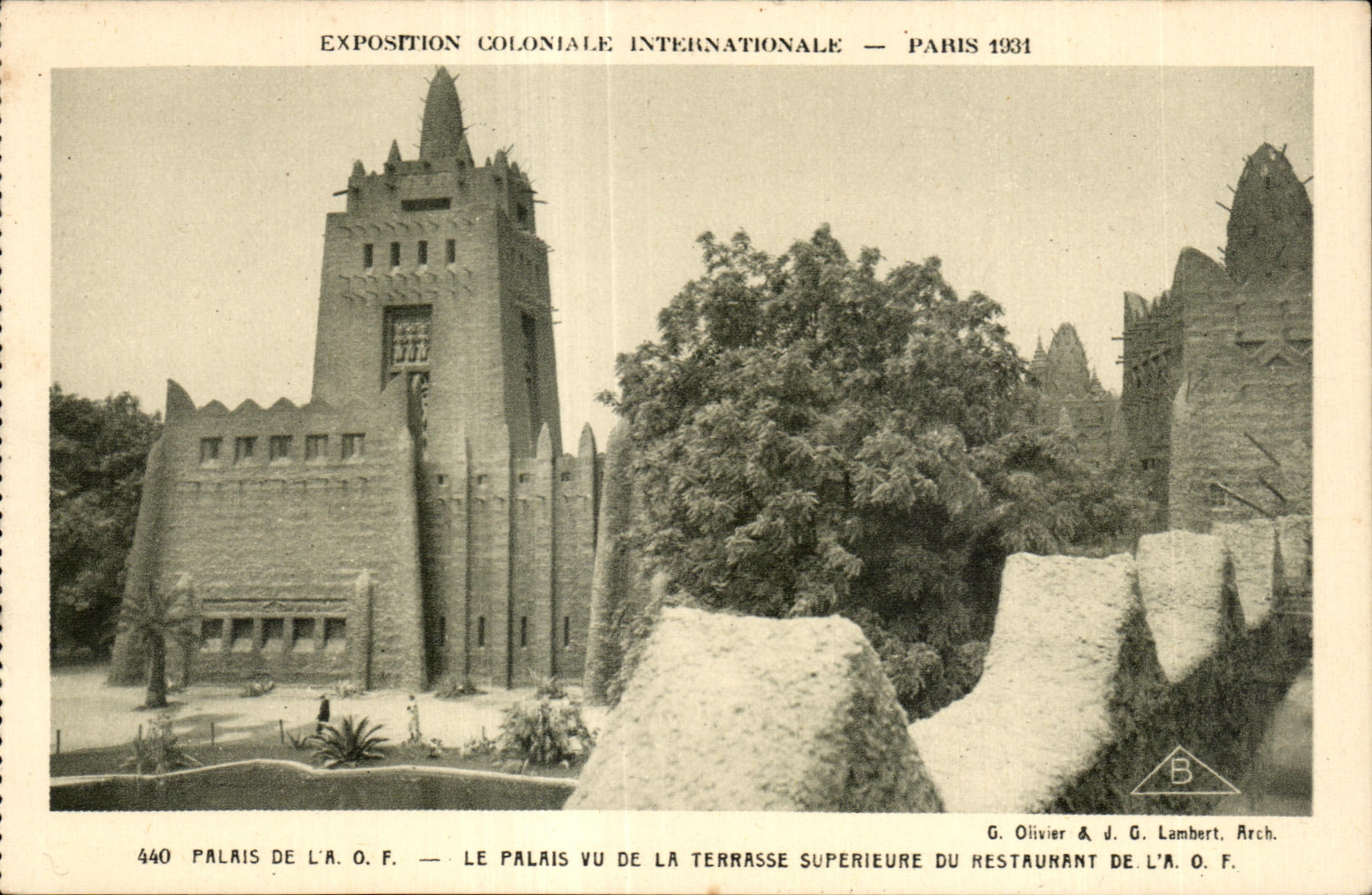 CPA Exposition coloniale internationale Paris 1931 Palris De La Le Palais Vu De La Terrasse Superieure Du Restaurant 