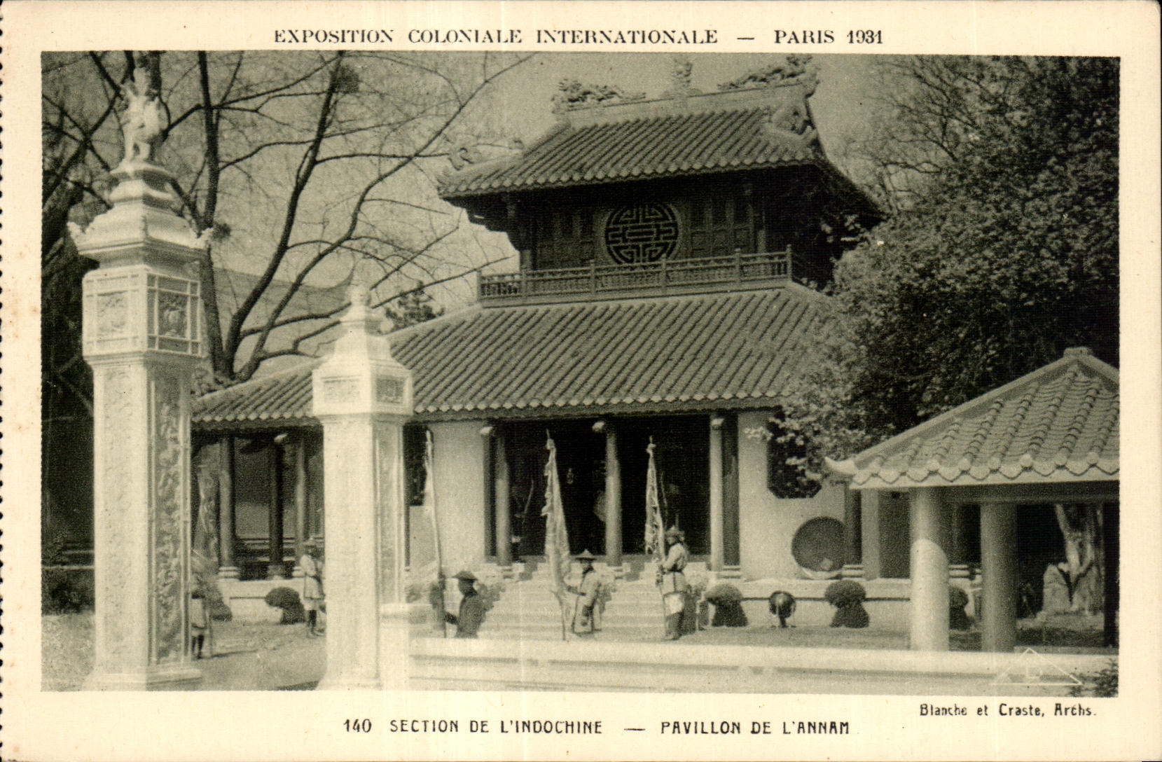 CPA Exposition coloniale internationale Paris 1931 Section De L Indochine Paillon De L Annam