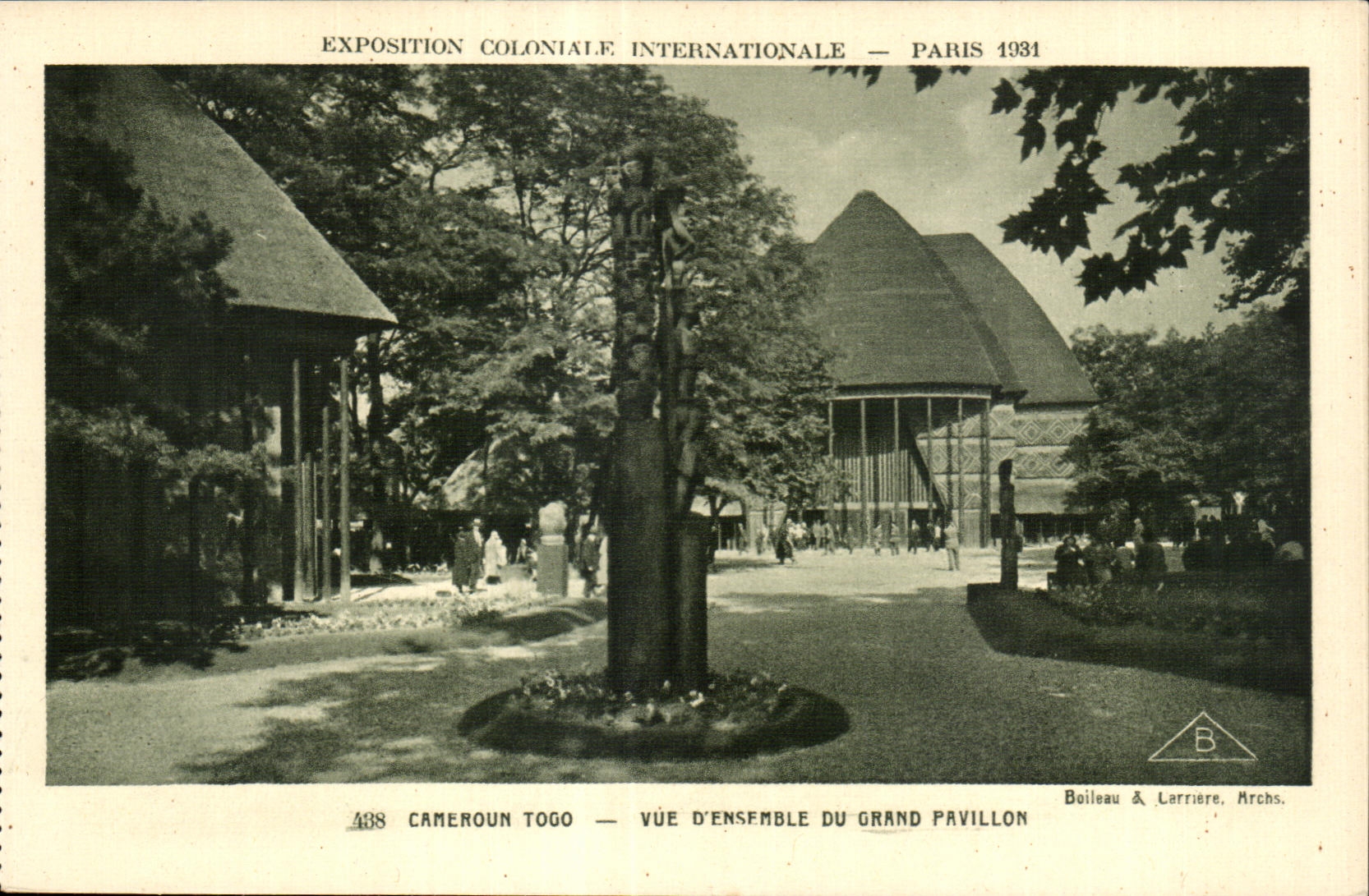 CPA Exposition Coloniale Internationale Paris 1931 Cameroun Togo Vue D Ensemble Du Grand Pavillon