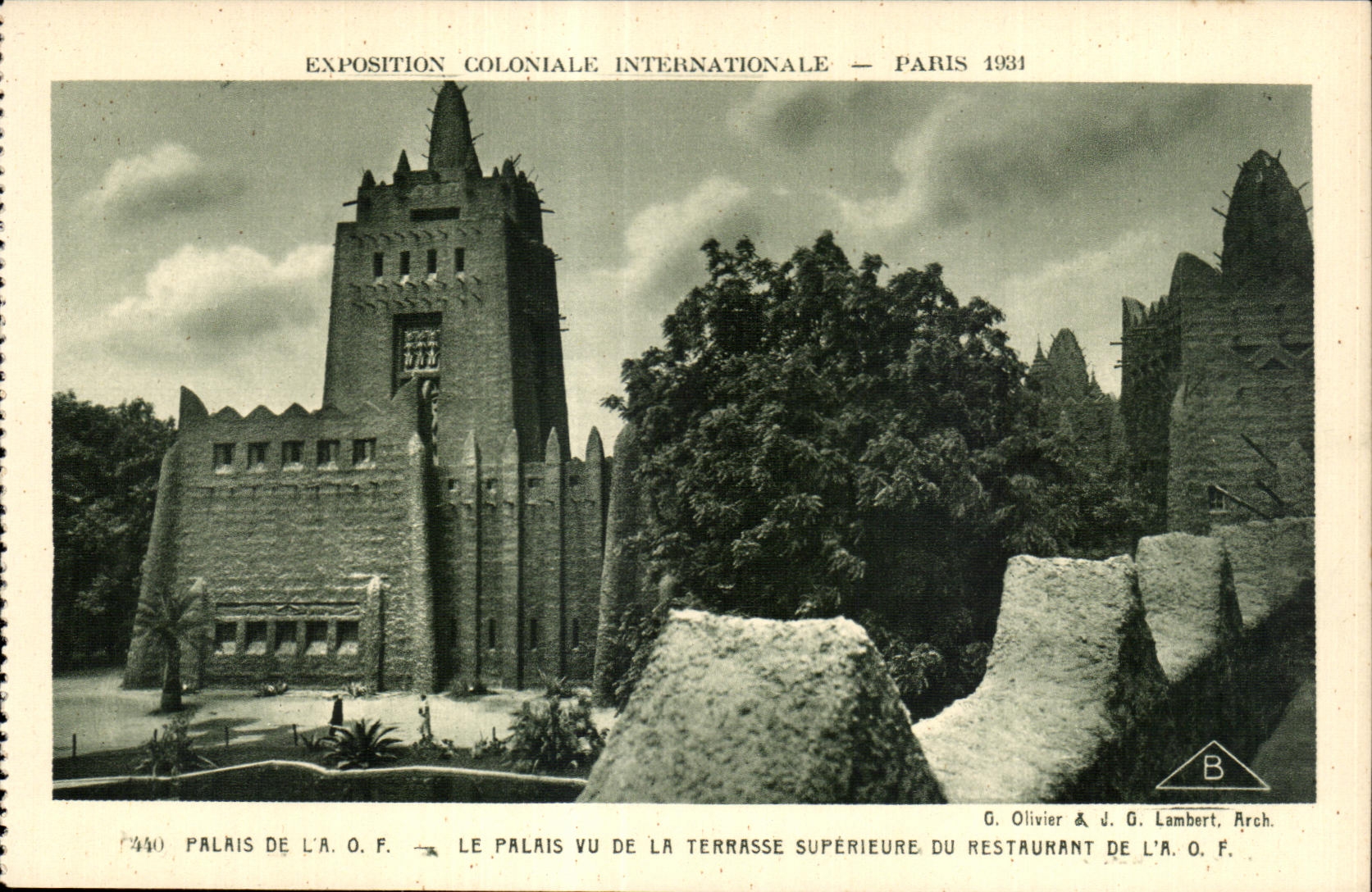 CPA Exposition Coloniale Internationale Paris 1931 Palais De La Le Palais Vu De La Terrasse Superieure Du Restaurant De