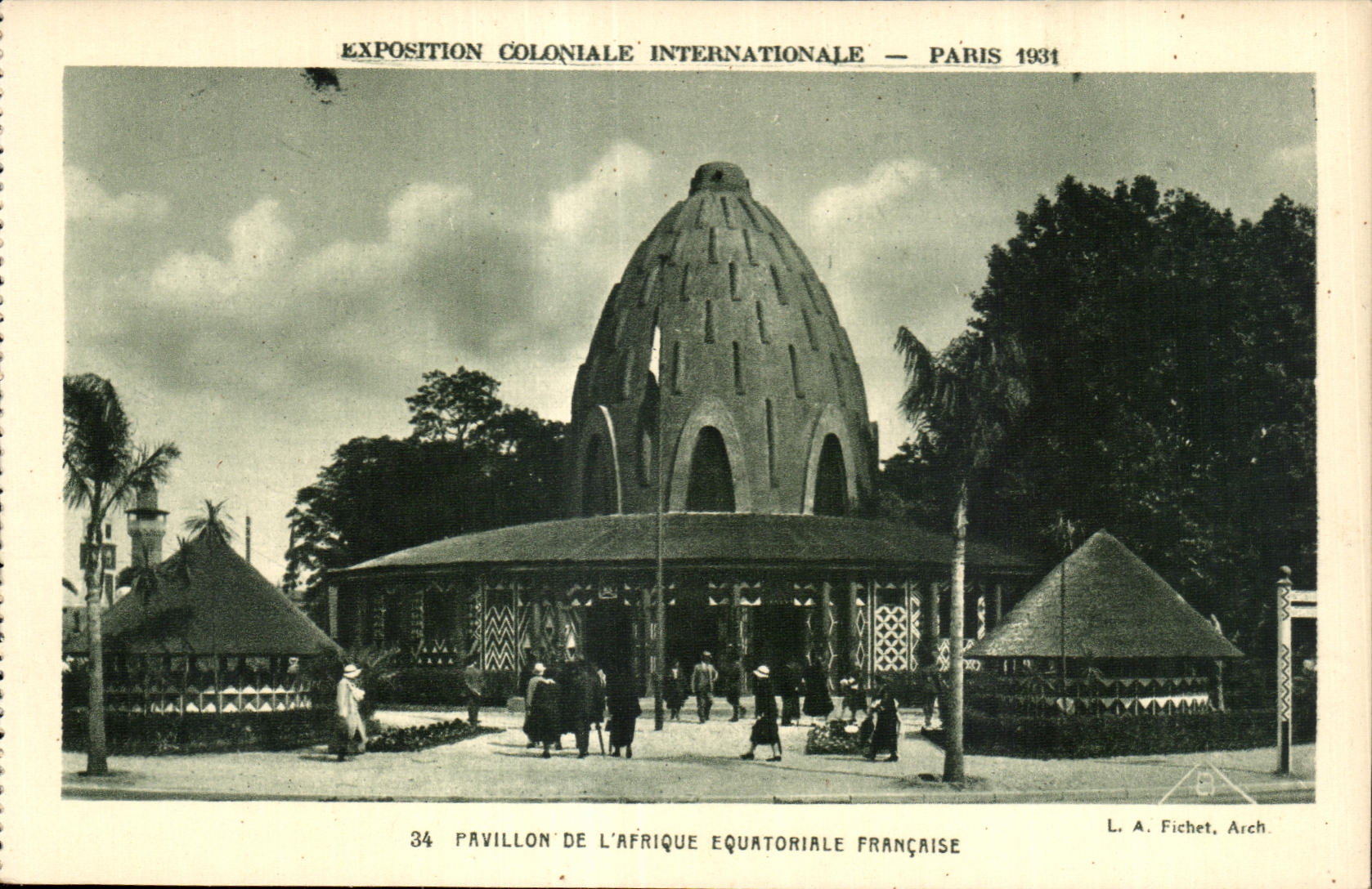 CPA Exposition Coloniale Internationale Paris 1931 Pavillon De L AfriQue Equatoriale Francaise
