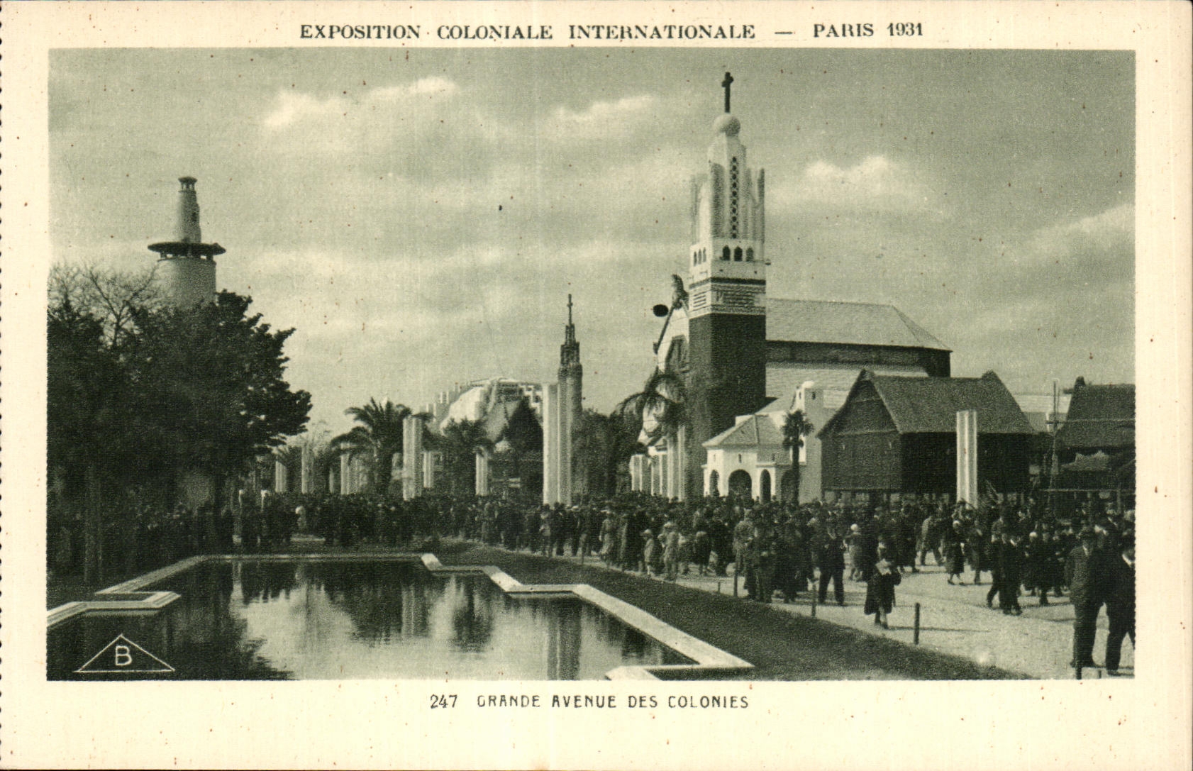 CPA Exposition Coloniale Internationale Paris 1931 Orande Avenue Des Colonies