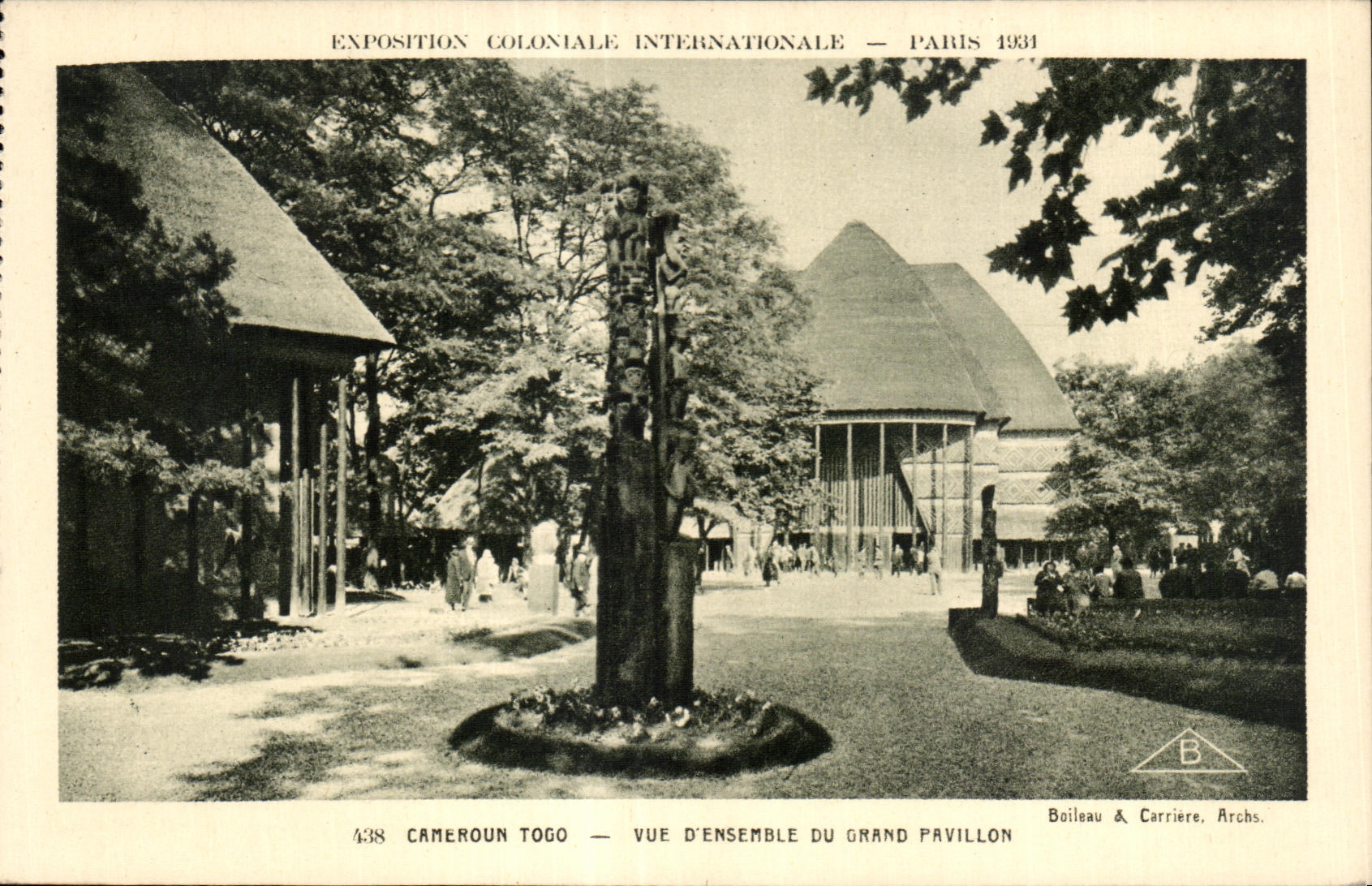 CPA Exposition Coloniale Internationale Paris 1931 Cameroun Togo Vue D Ensemble Du Orand Grand Pavillon