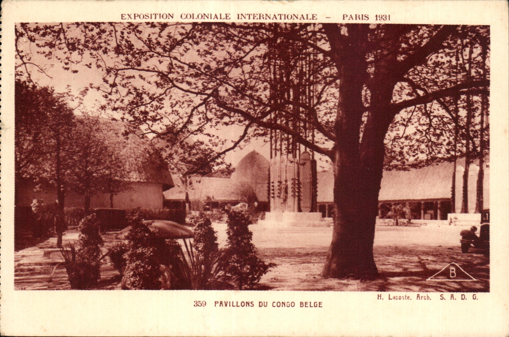 CPA Exposition Coloniale Internationale Paris 1931 Pavillons Du Congo Belge