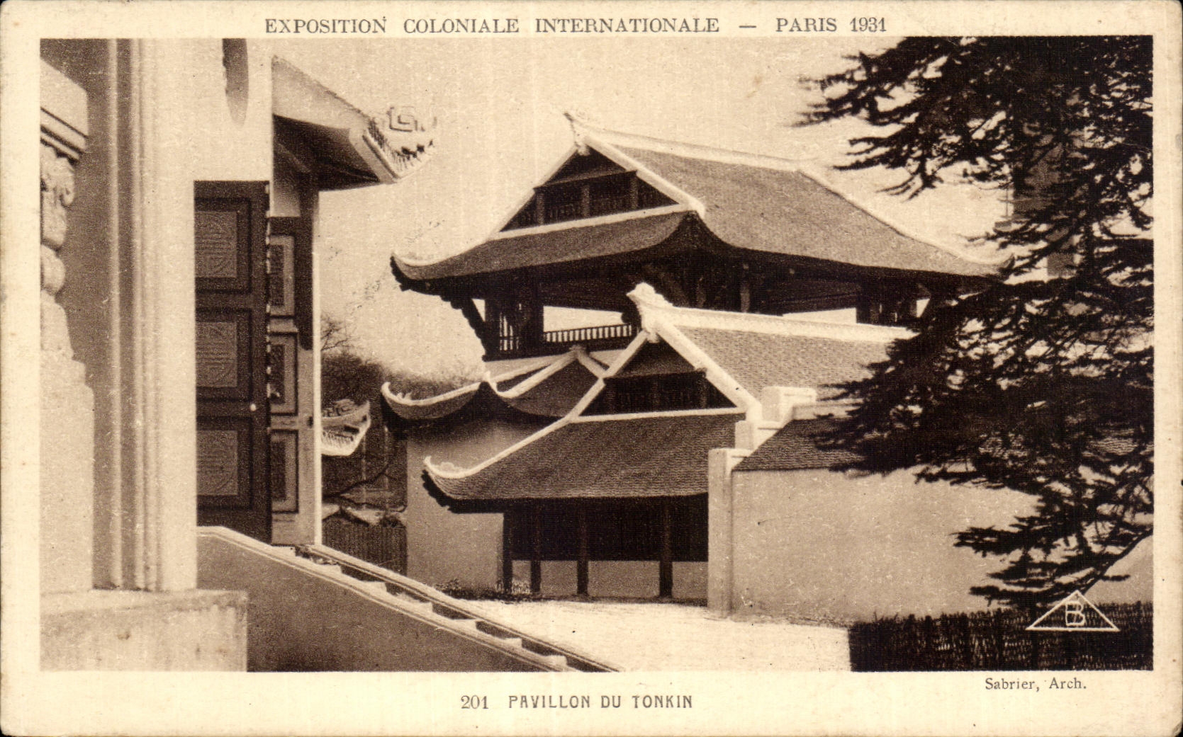 CPA Exposition Coloniale Internationale Paris 1931 Pavillon Du Tonkin