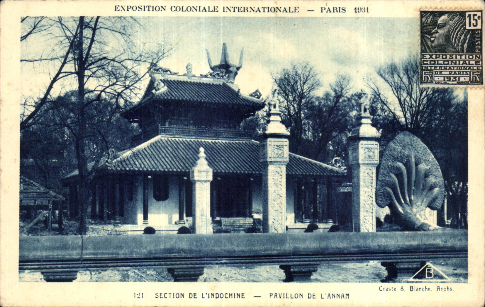 CPA Exposition Coloniale Internationale de paris Section De L indochine pavillon de l annam