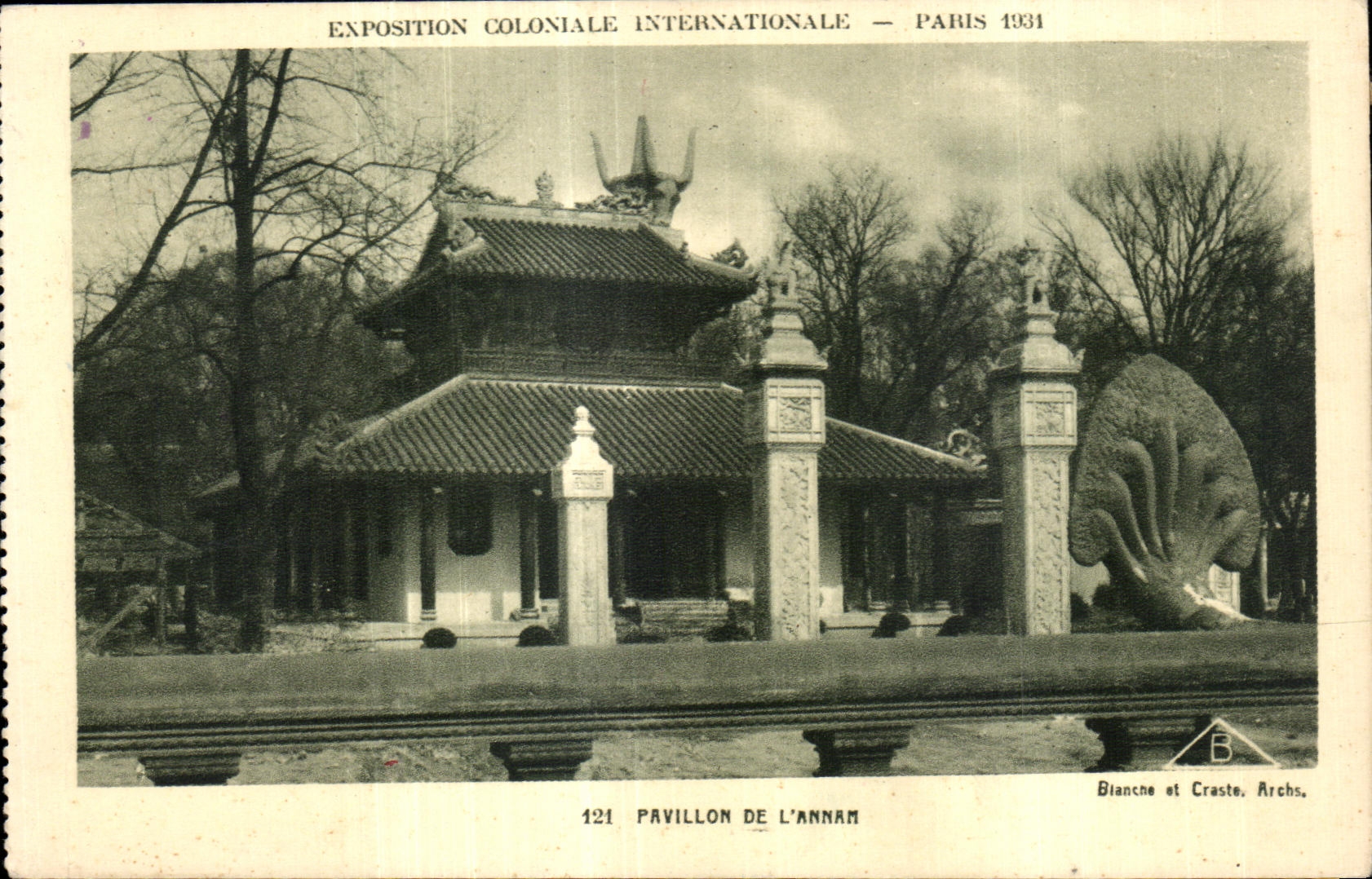 CPA Exposition Coloniale Internationale de paris pavillon de l annam
