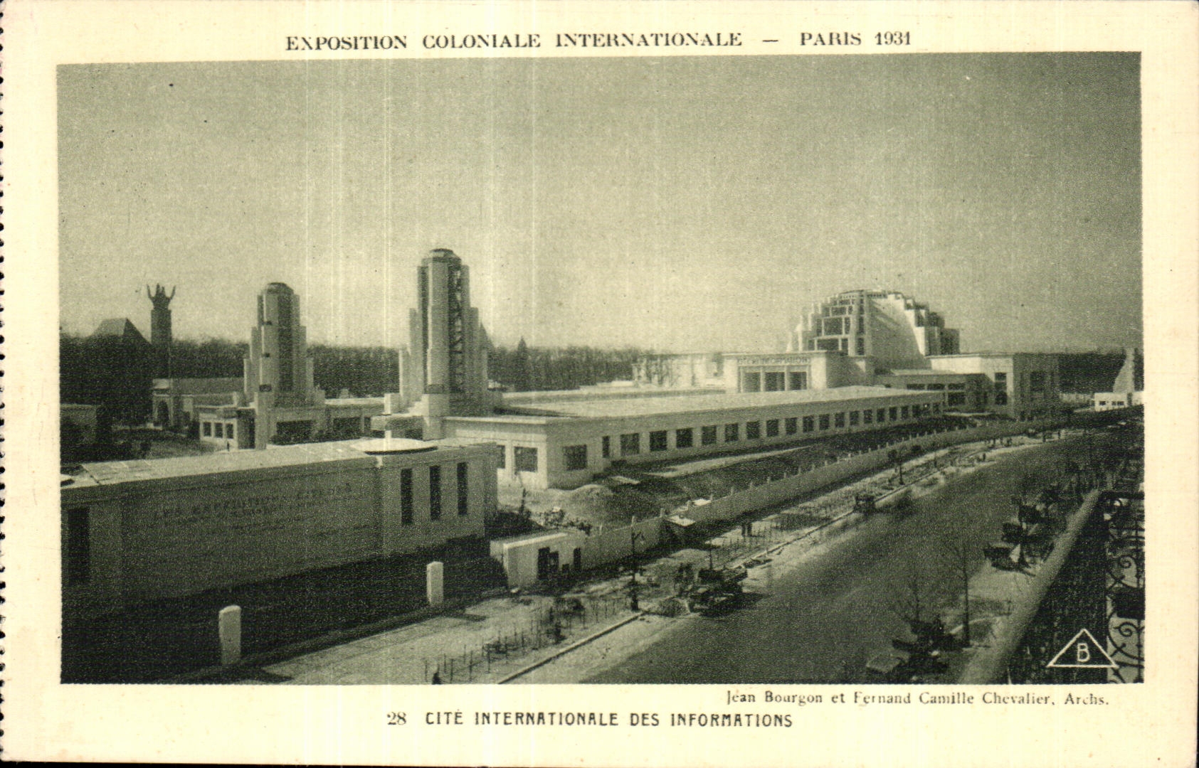 CPA Exposition Coloniale Internationale de paris cite intenationale des informations 