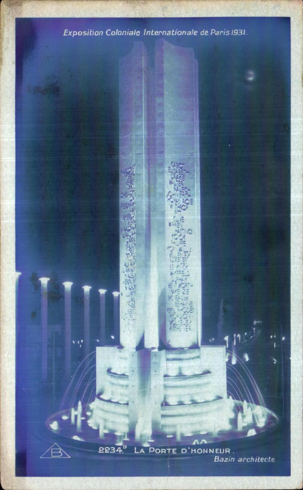 CPA Exposition Coloniale Internationale De Paris la porte d honneur