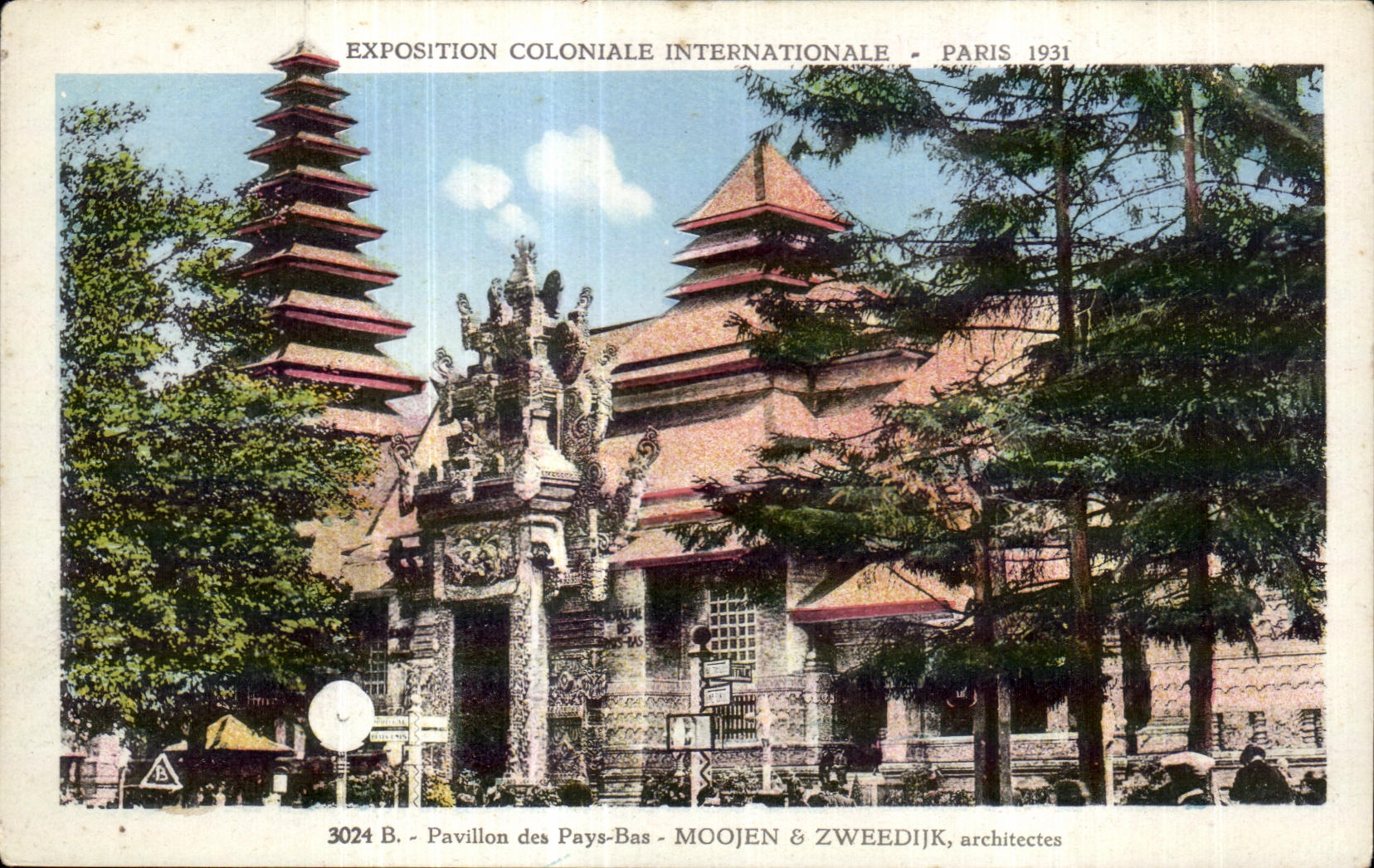 CPA Exposition Coloniale Internationale De Paris pavillon des pays bas moojen zweedijk