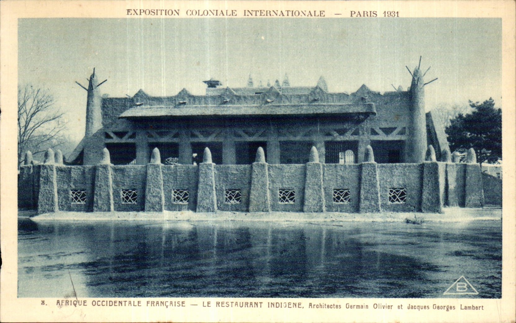 CPA Exposition Coloniale Internationale De Paris afrique occidentale francaise le restaurant indigene