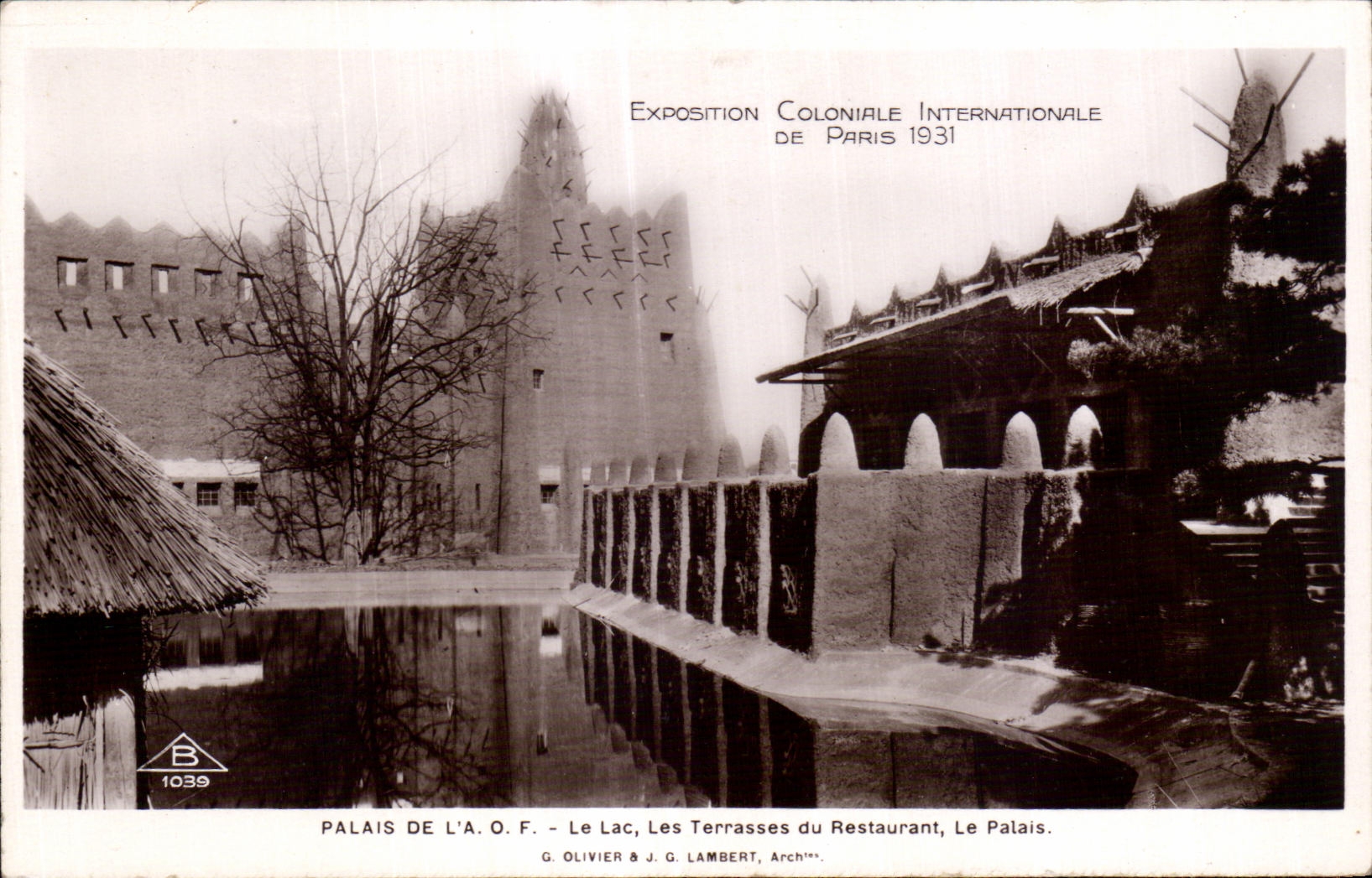 CPA - Exposition Coloniale Internationale - Paris 1931 Palais de L A O F - Le Lac Les Terrasses du Restaurant Le Pala