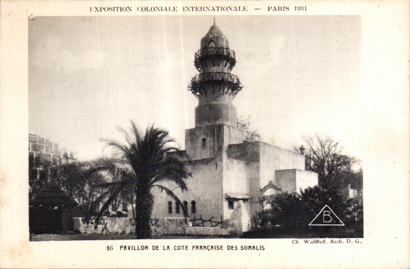 CPA - Exposition Coloniale Internationale - Paris 1931 Pavillon de la Cote Francaise des Somalis