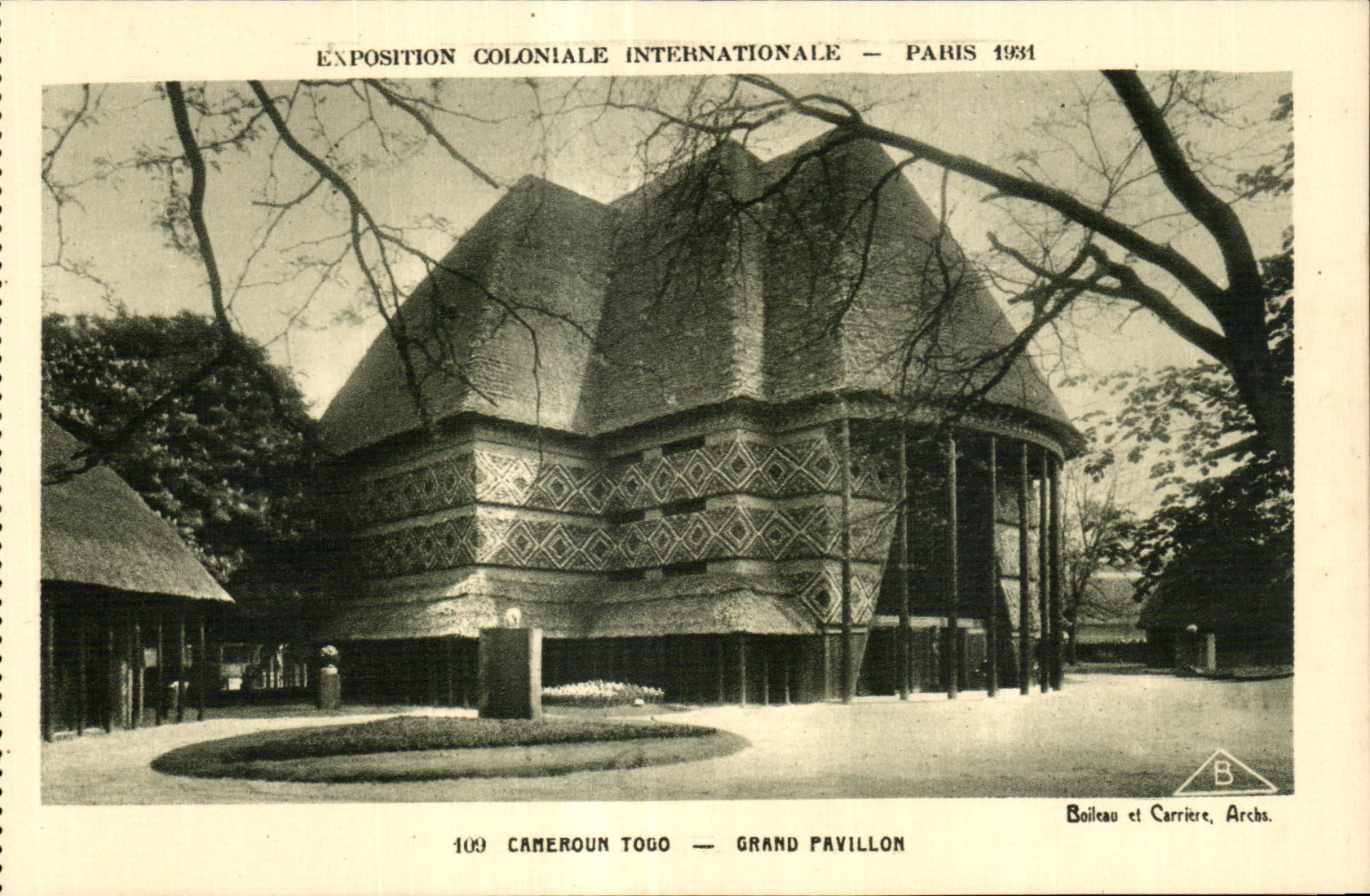 CPA - Exposition Coloniale Internationale - Paris 1931 Cameroun Togo - Grand Pavillon