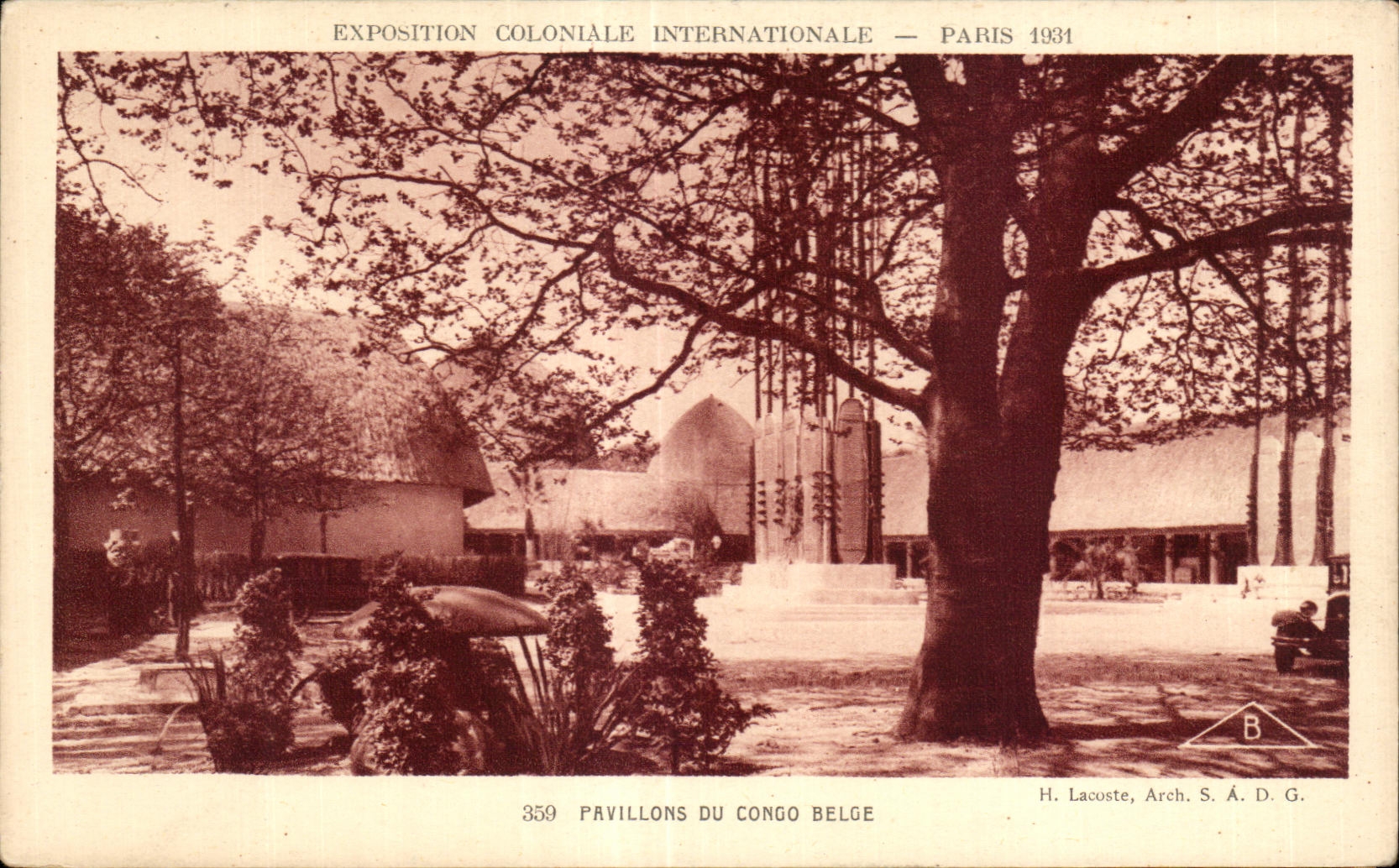 CPA - Exposition Coloniale Internationale - Paris 1931 Pavillons du Congo Belge