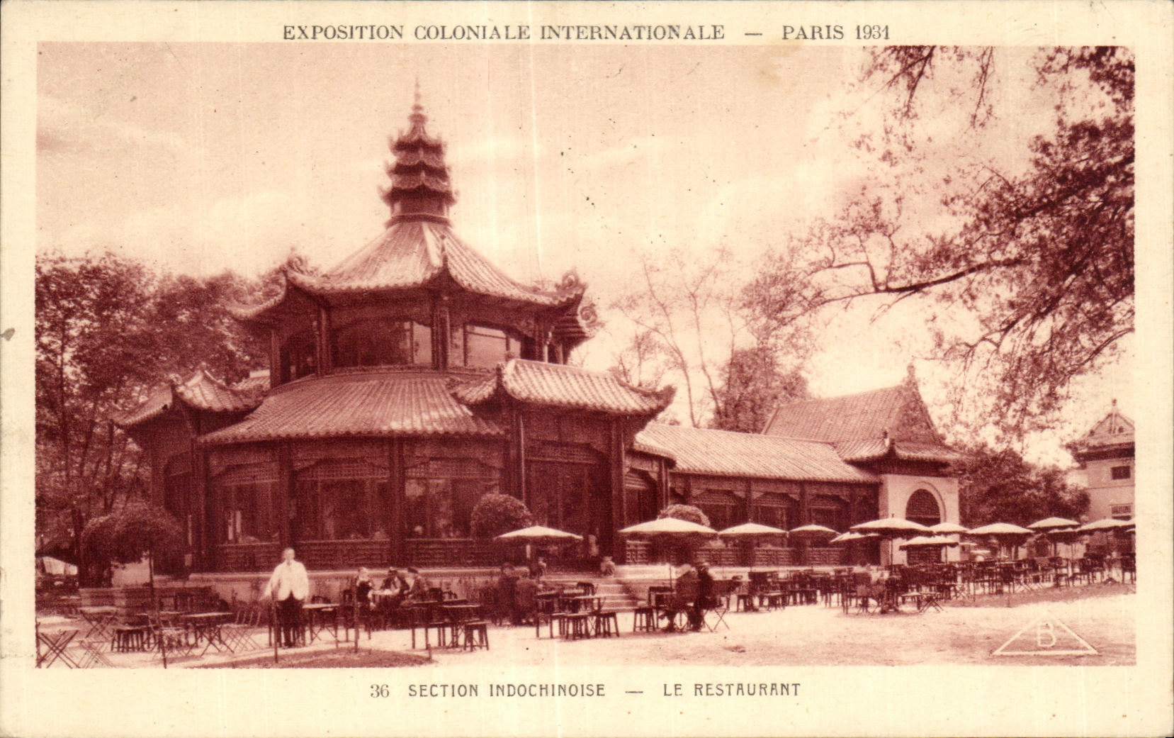 CPA - Exposition Coloniale Internationale - Paris 1931 Section Indochinoise - Le Restaurant