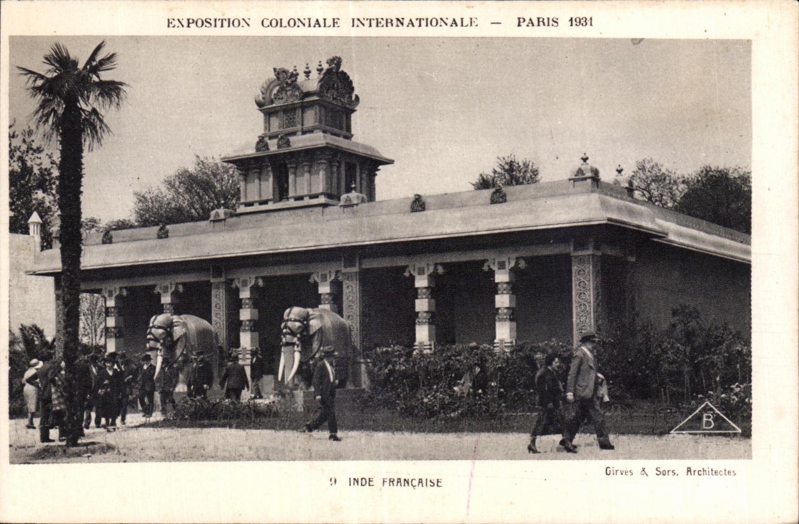 CPA - Exposition Coloniale Internationale - Paris 1931 Inde Francaise Elephant Elephants
