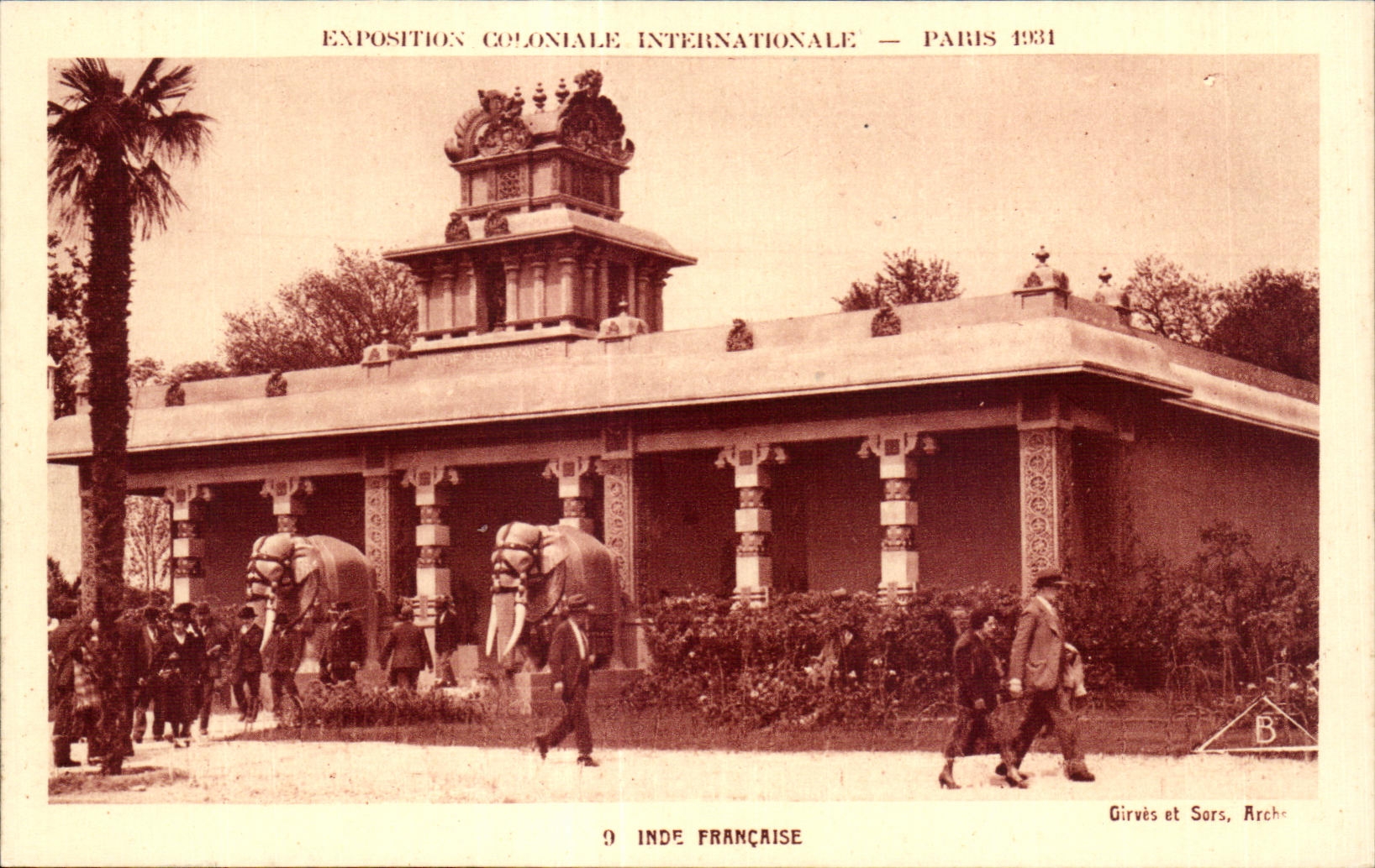 CPA - Exposition Coloniale Internationale - Paris 1931 Inde Francaise Elephant Elephants