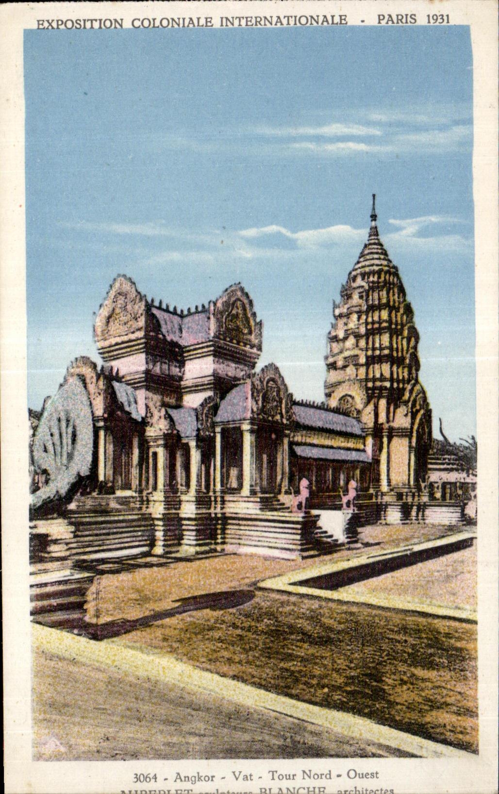 CPA - Exposition Coloniale Internationale - Paris 1931 Angkor Vat - Tour Nord - Ouest