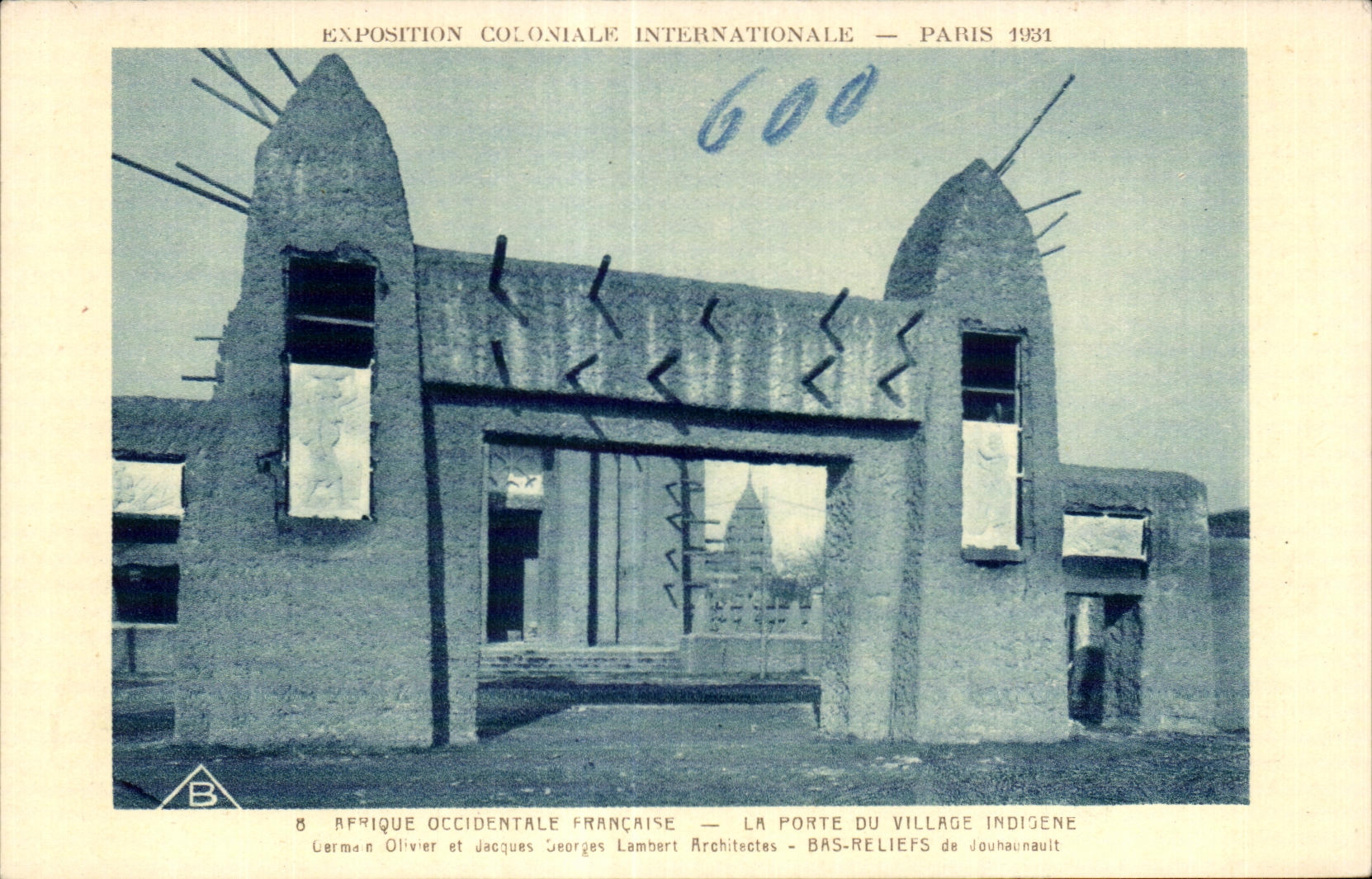 CPA - Exposition Coloniale Internationale - Paris 1931 Afrique Occidentale Francaise - Le Porte du Village