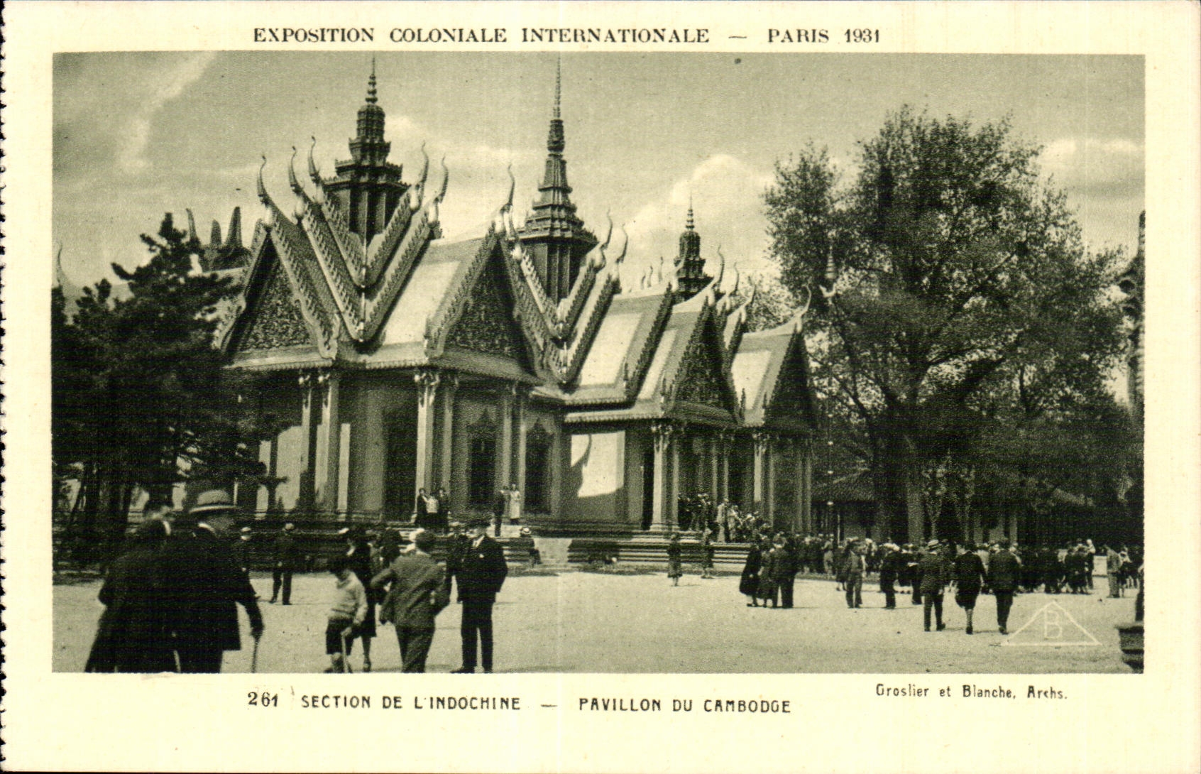 CPA - Exposition Coloniale Internationale - Paris 1931 Section de l Indochine - Pavillon du Camboge