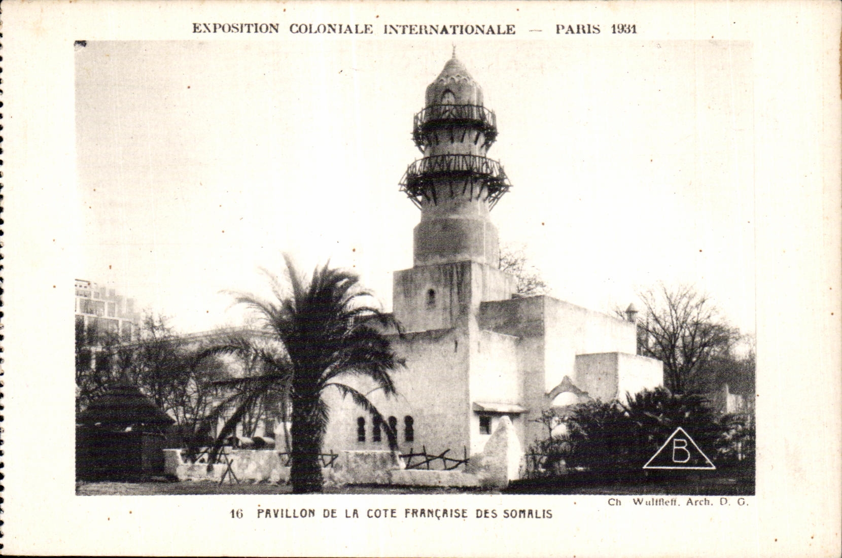 CPA -Exposition Coloniale Internationale - Paris 1931 Pavillon de la cote Francaise des Somalis