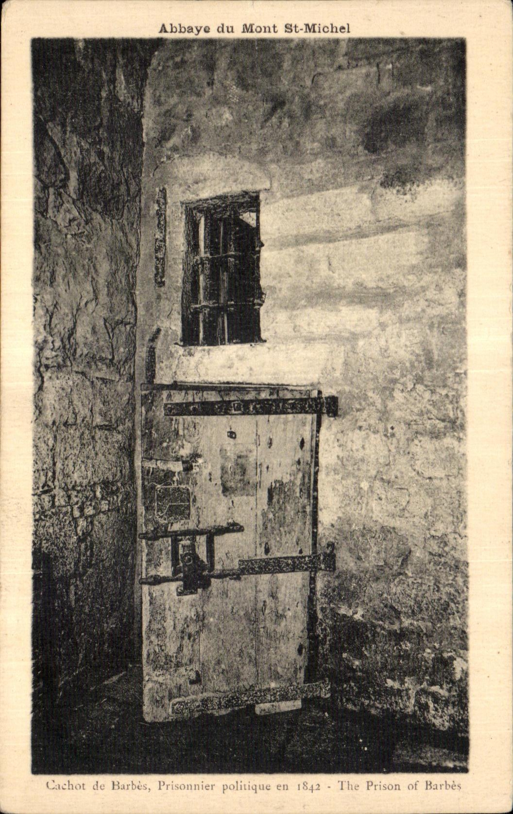 CPA Cachot de Barbes prisonnier politique en The prison of bardes