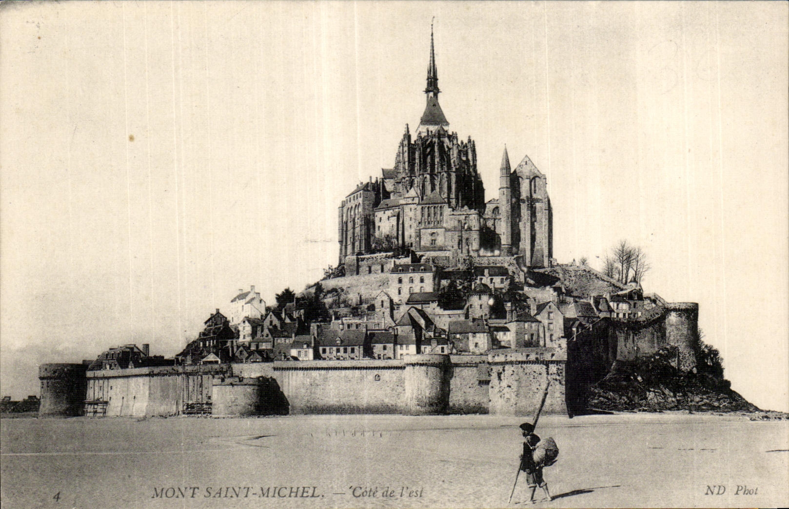 CPA Mont saint michel Cote de l est
