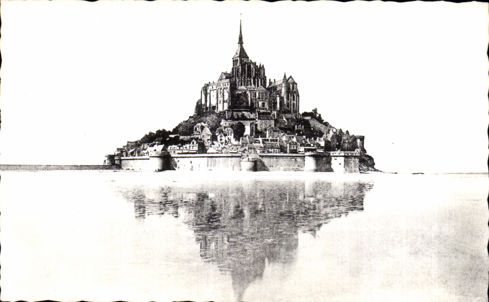 CPA Le mont st michel Vu generale