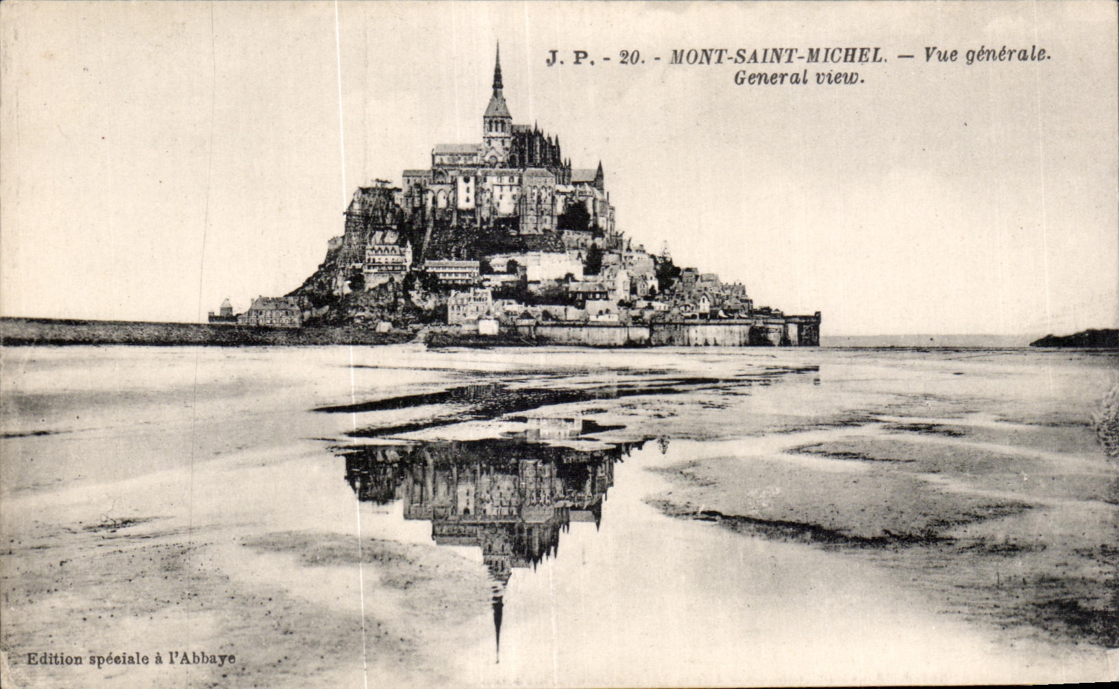 CPA MOnt saint michel Vue generale general view