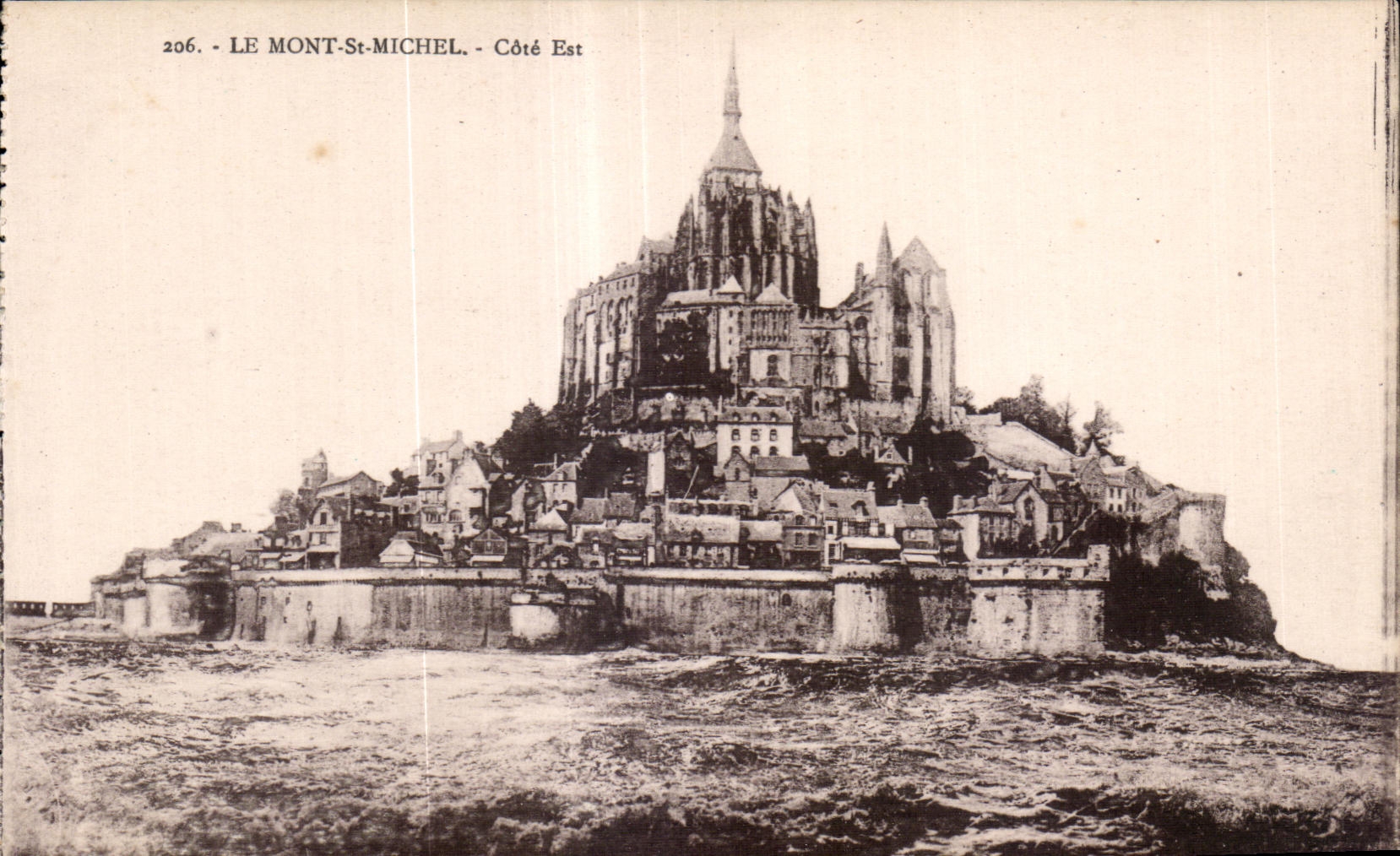 CPA Le mont st mitchel cote est