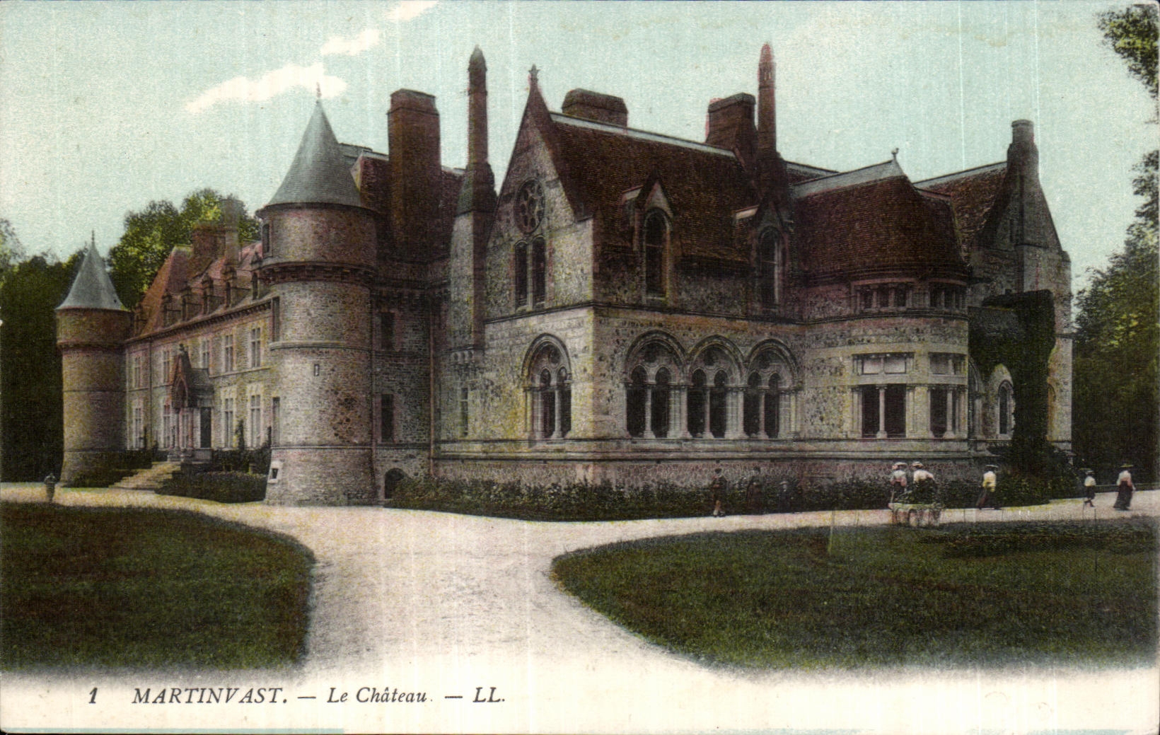 CPA Martinvast le Chateau