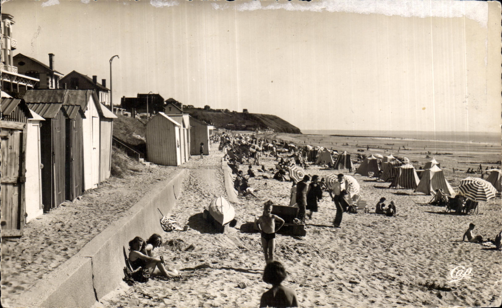 CPA Jullouville le Plage