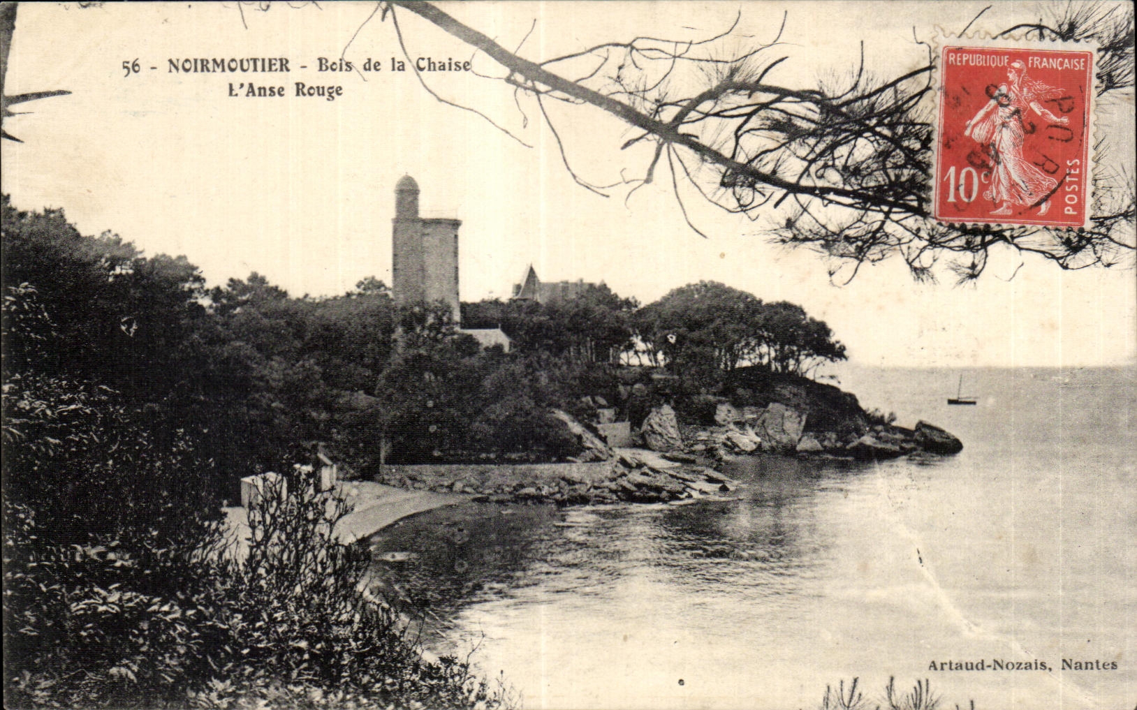 CPA Noirmoutier Bois de la Chaise L Anse Reuge