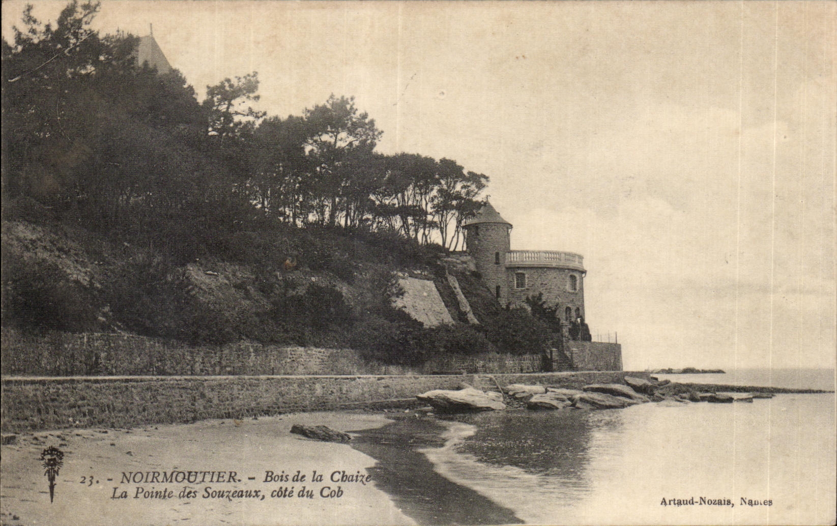 CPA Noirmoutier Bois de la chaize la pointe des douzeaux cote du cob