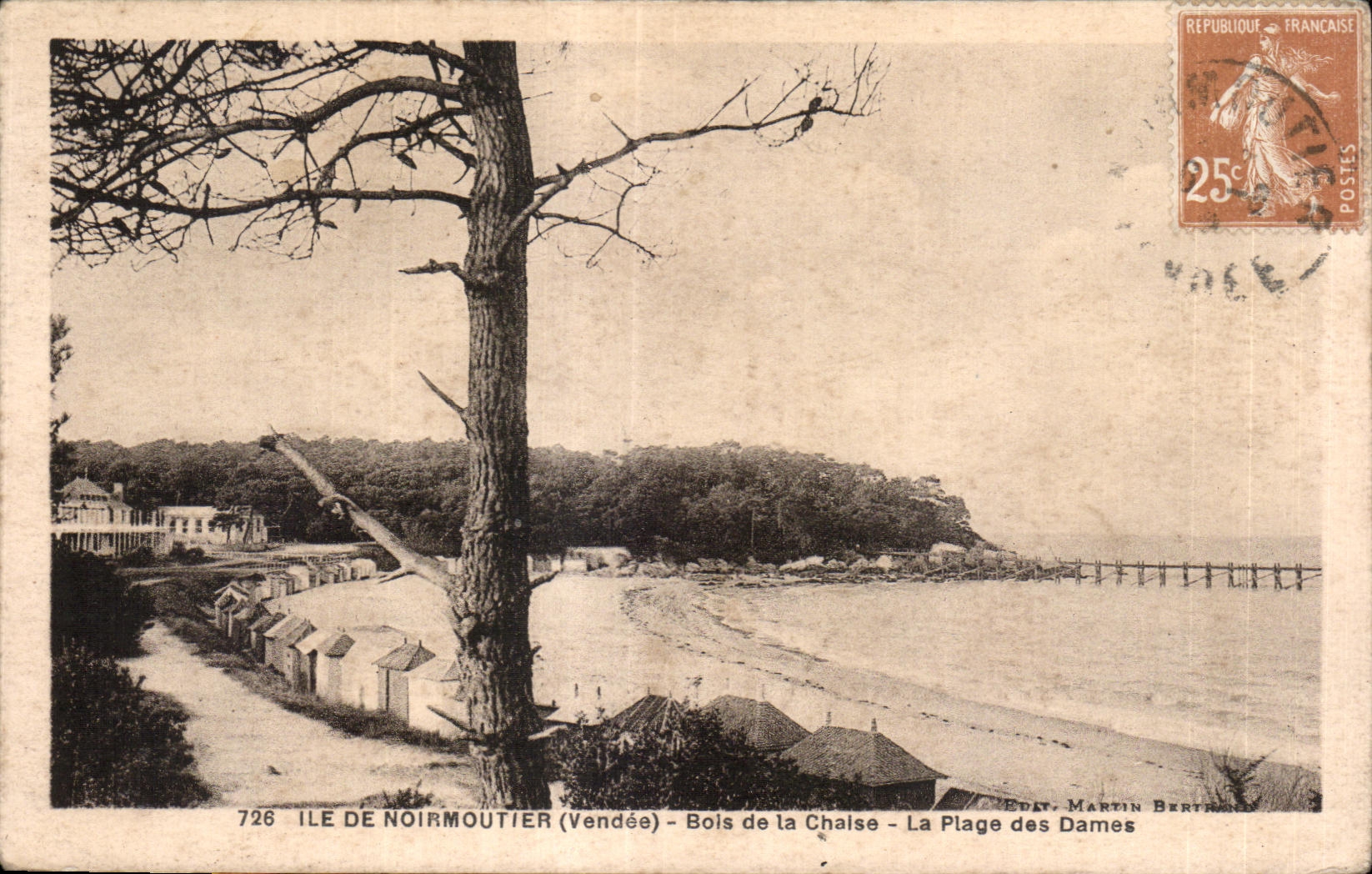 CPA Noirmoutier Bois de la chaise la plage des dames