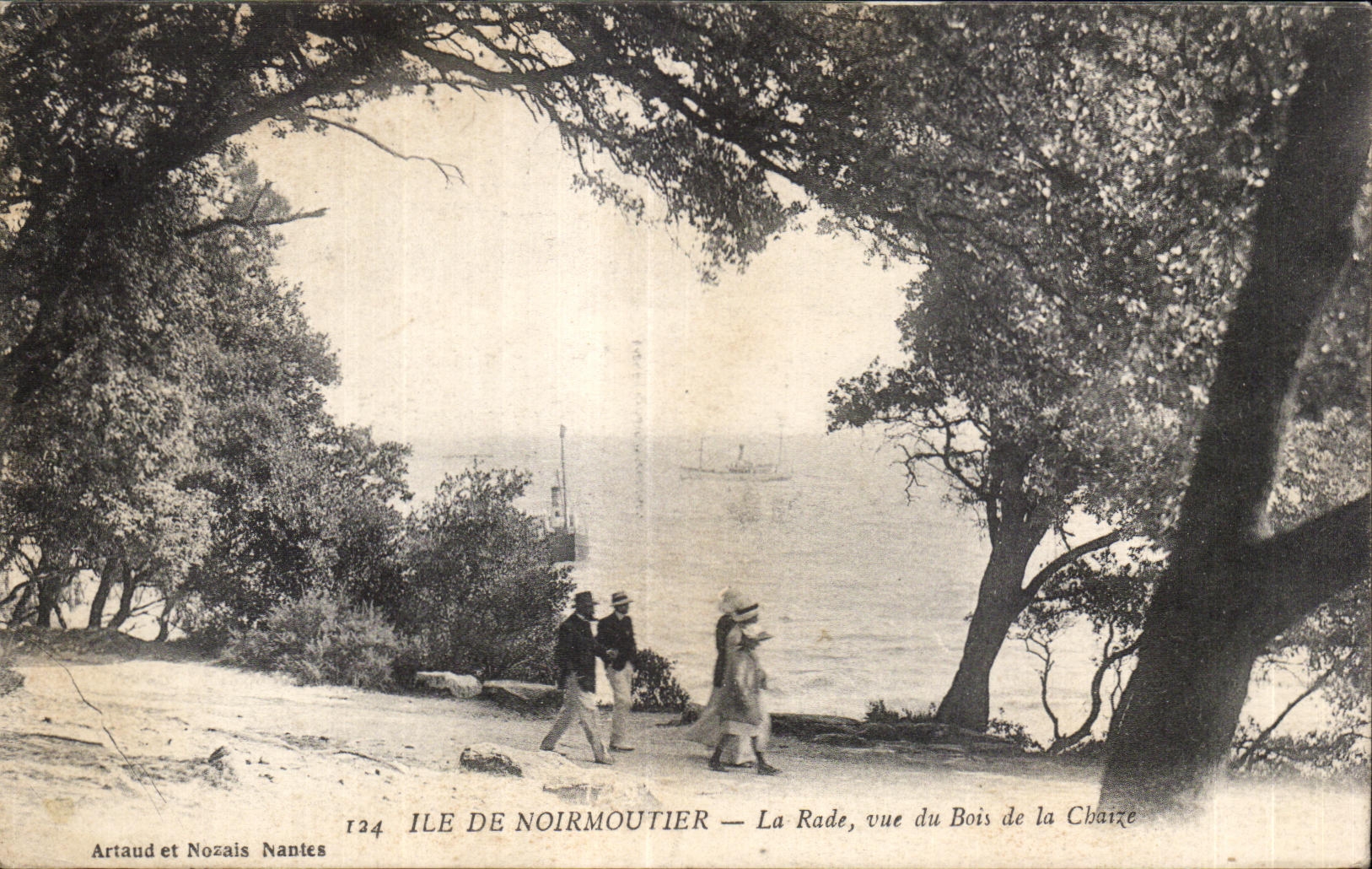 CPA Noirmoutier La rade vue du bois de la chaize