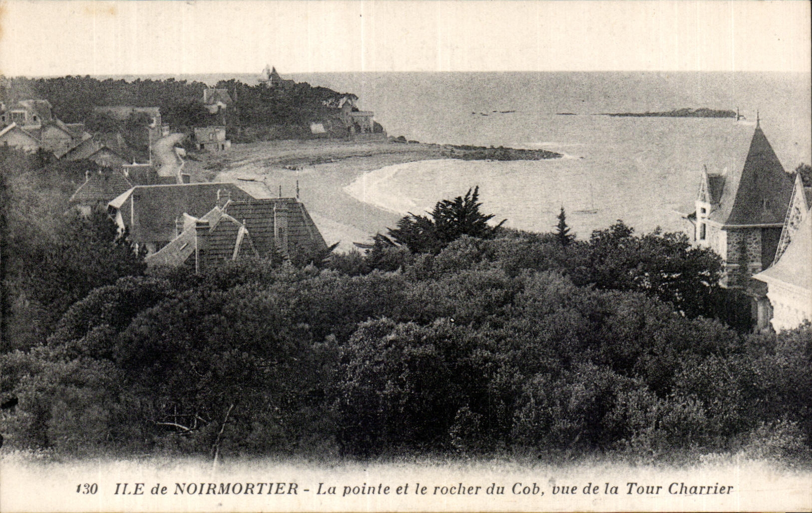 CPA Noirmoutier La pointe et le rocher du cob due de la tour charrier