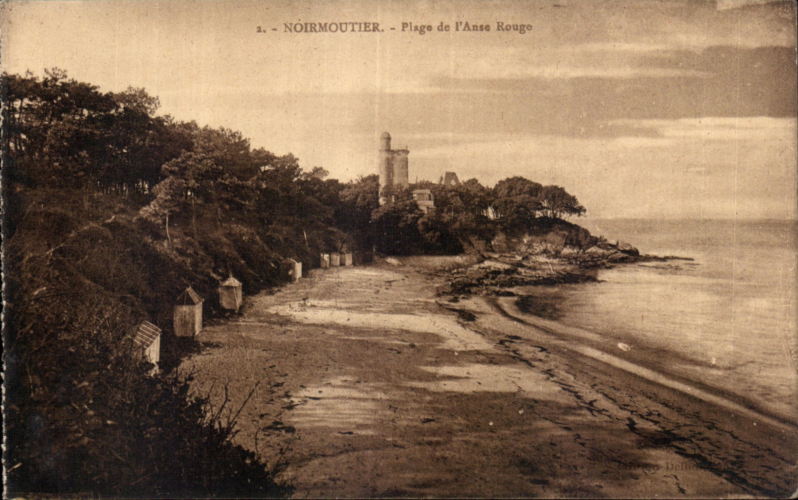 CPA Noirmoutier plage de l Anse rouge