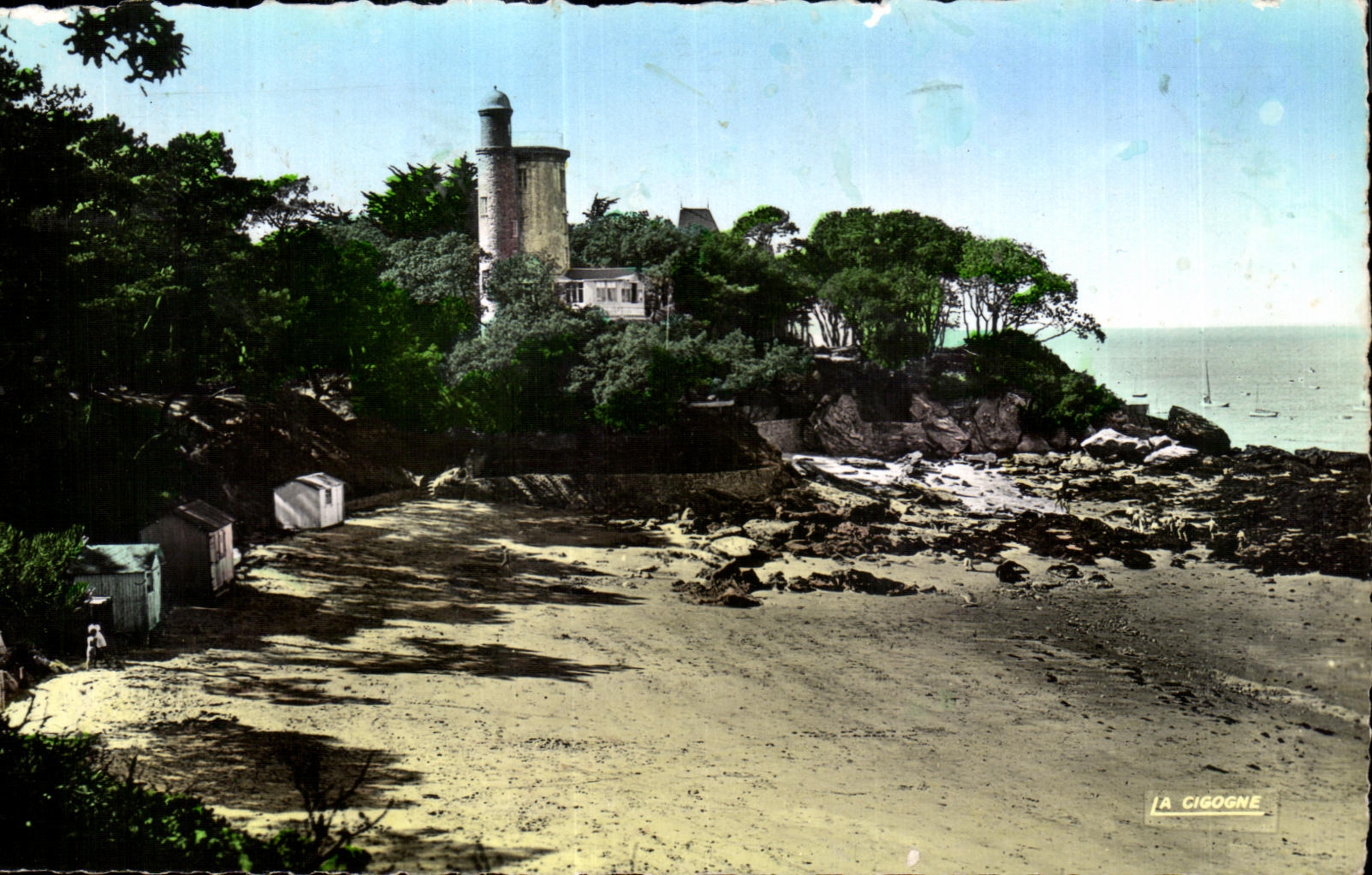 CPSM Noirmoutier Un coin du Bois de la Chaize L Anse Rouge