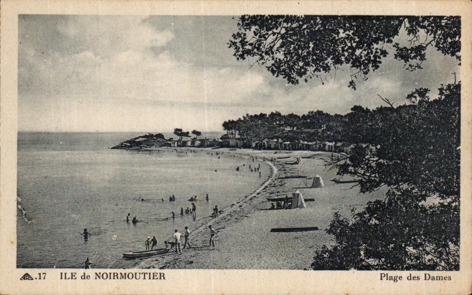CPA Noirmoutier ILe de Plage des Dames
