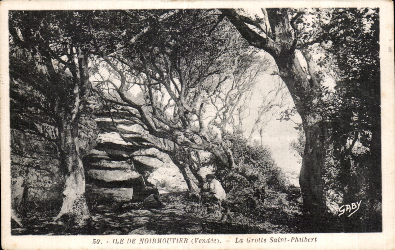 CPA Noirmoutier Ile de La Grotte saint Philbert