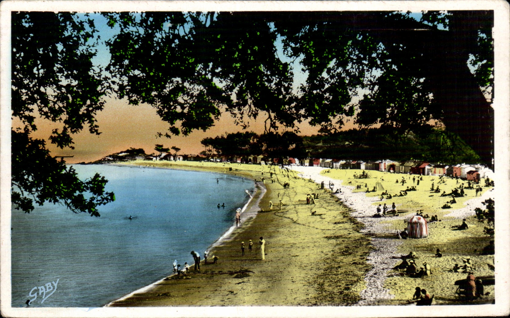 CPA L Ile De Noirmoutier La Plage des Dames