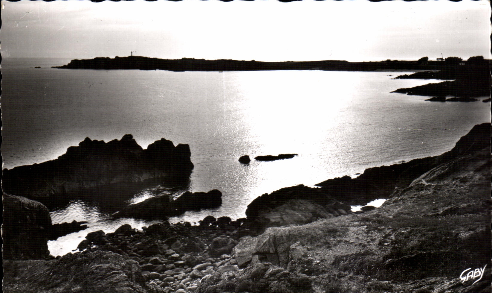 CPA Ile D Yeu Plage des Sabias et Pointe du u Chateaet