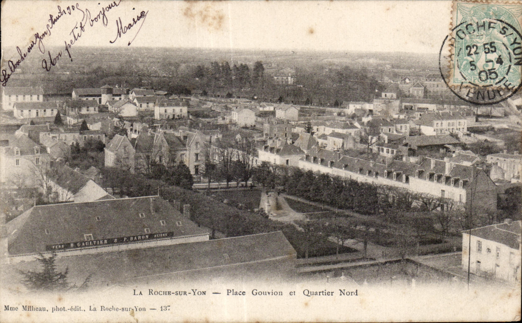 CPA the Rock On Yon Places Gourion and Northern Quartier