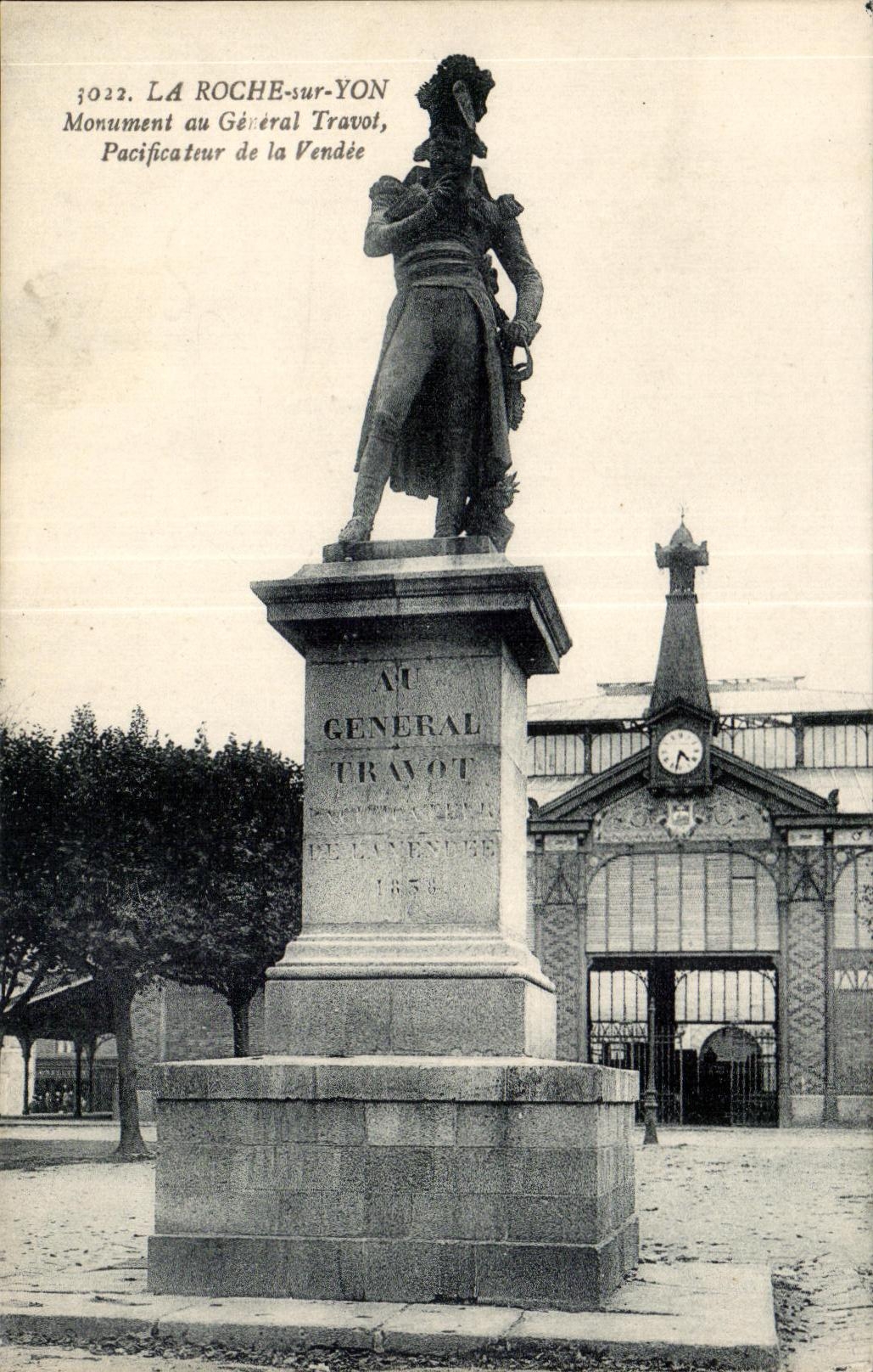 CPA the Rock on Yon Monument in Gereral Travol Pacificatory of the Vendee
