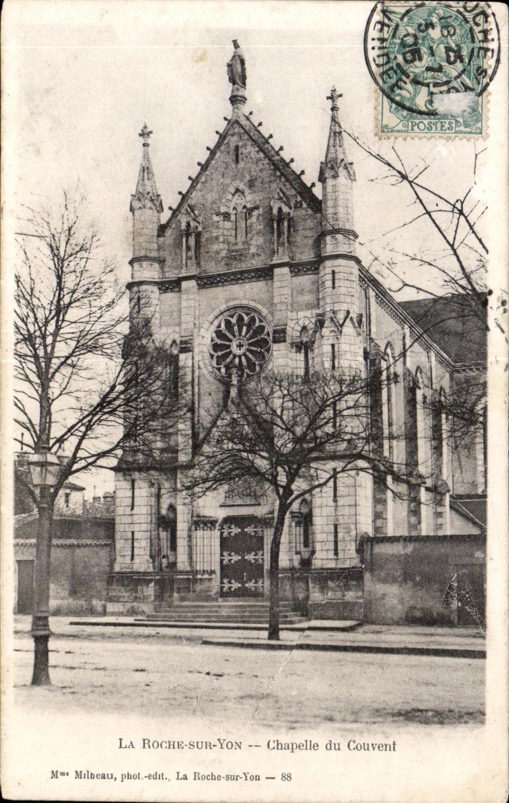 CPA the Rock On Yon Vault of the Convent